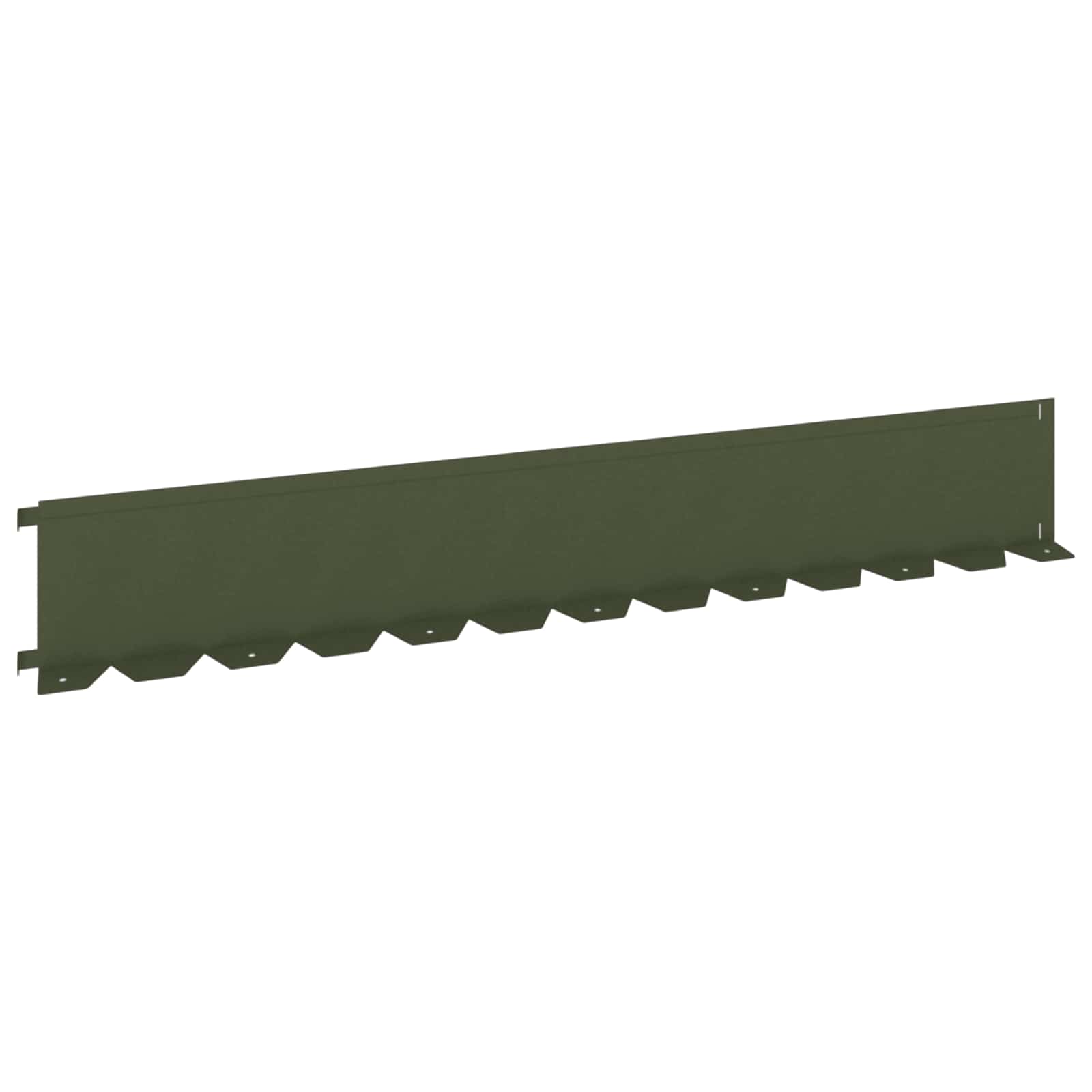 Vejo kraštas 20 pcs 102 x 15 x 4 cm Plienas Alyvuogių žalia
