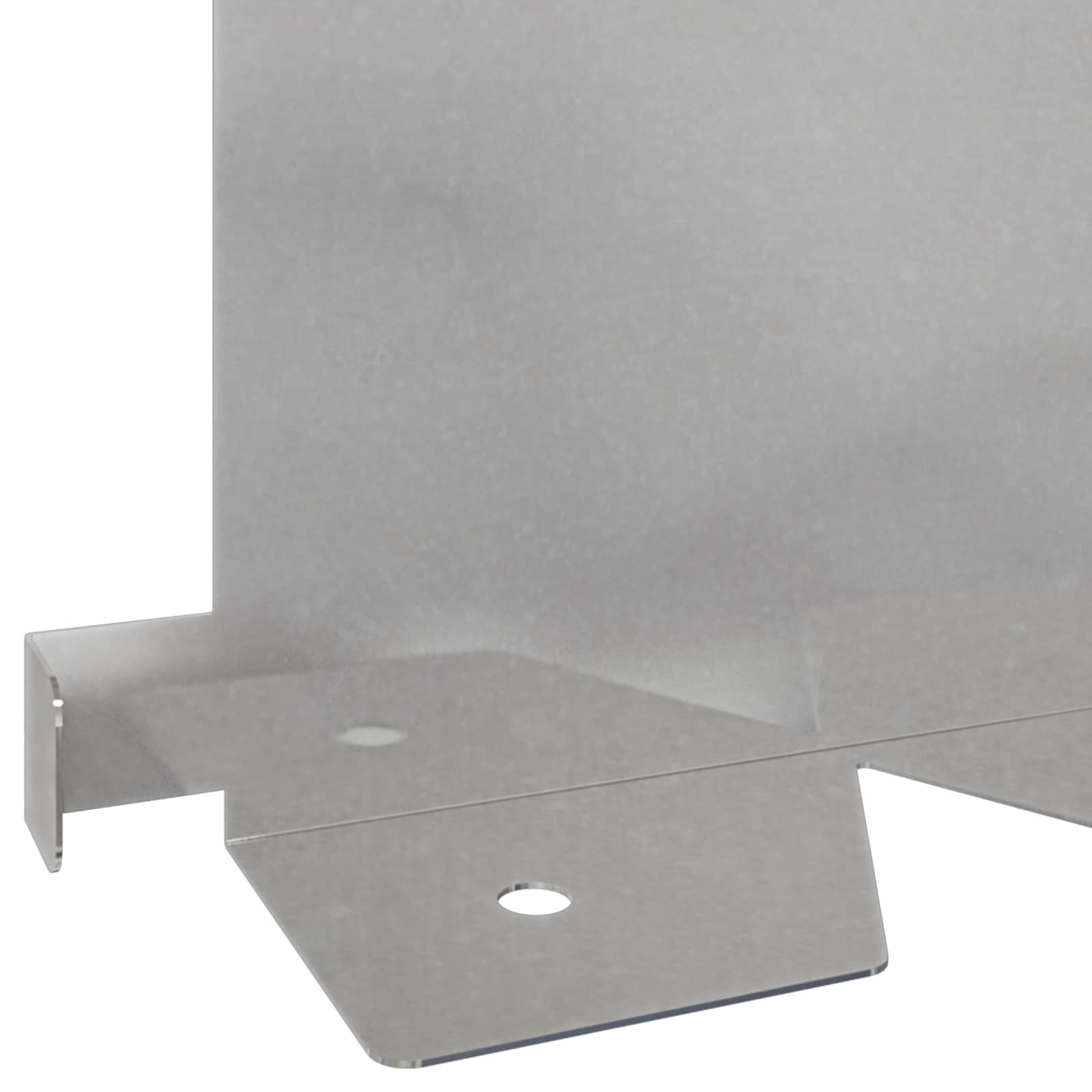Vejo kraštas 30 pcs 102 x 15 x 4 cm Plienas Sidabrinė