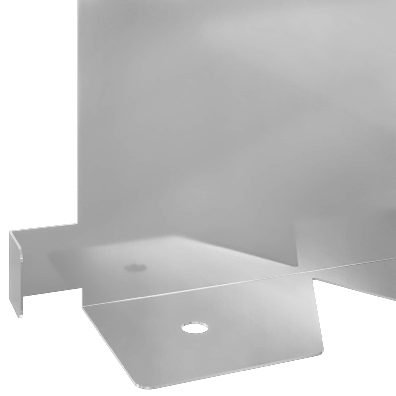 Vejo kraštas 10 pcs 102 x 15 x 4 cm Plienas Sidabrinė