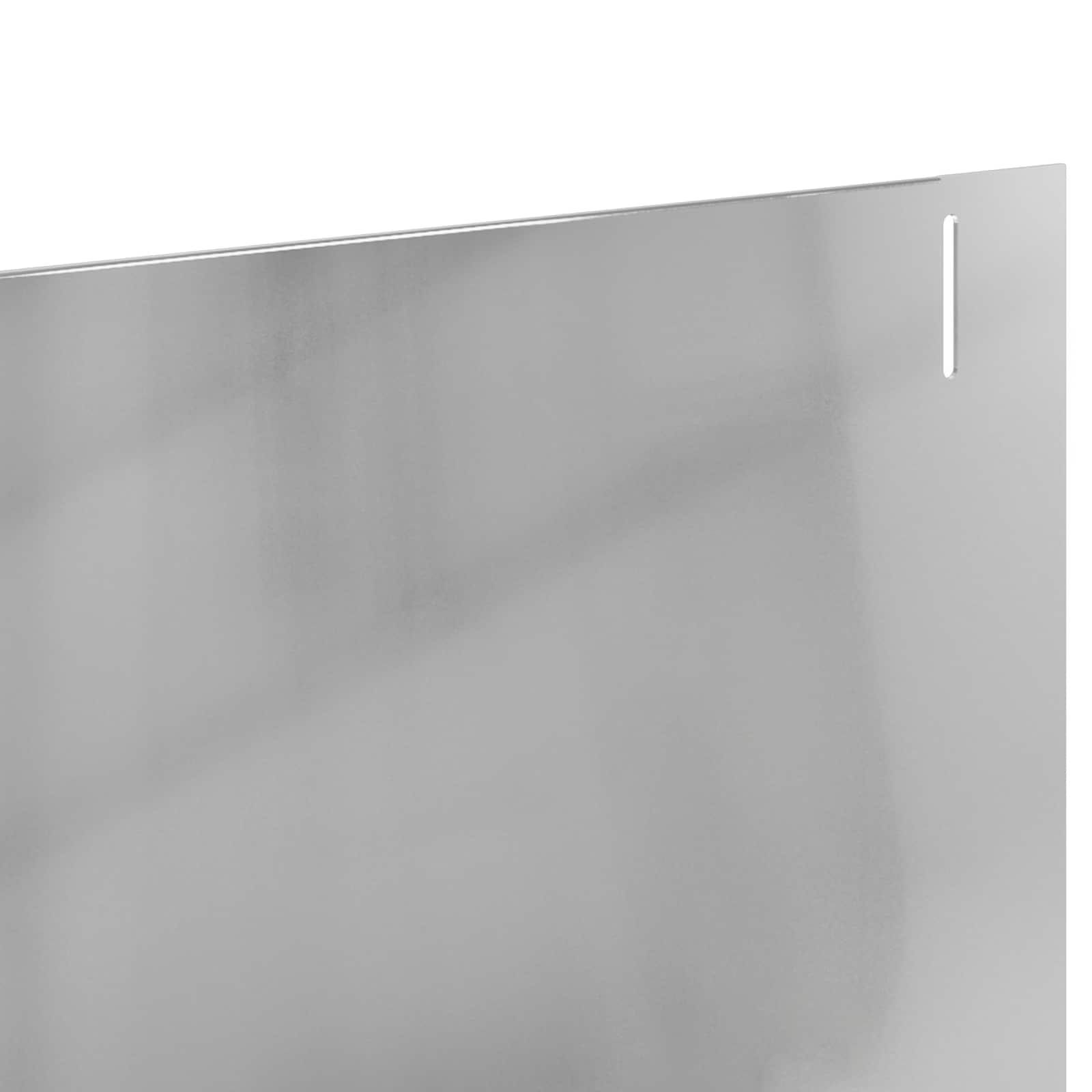 Vejo kraštas 30 pcs 102 x 15 x 4 cm Plienas Sidabrinė