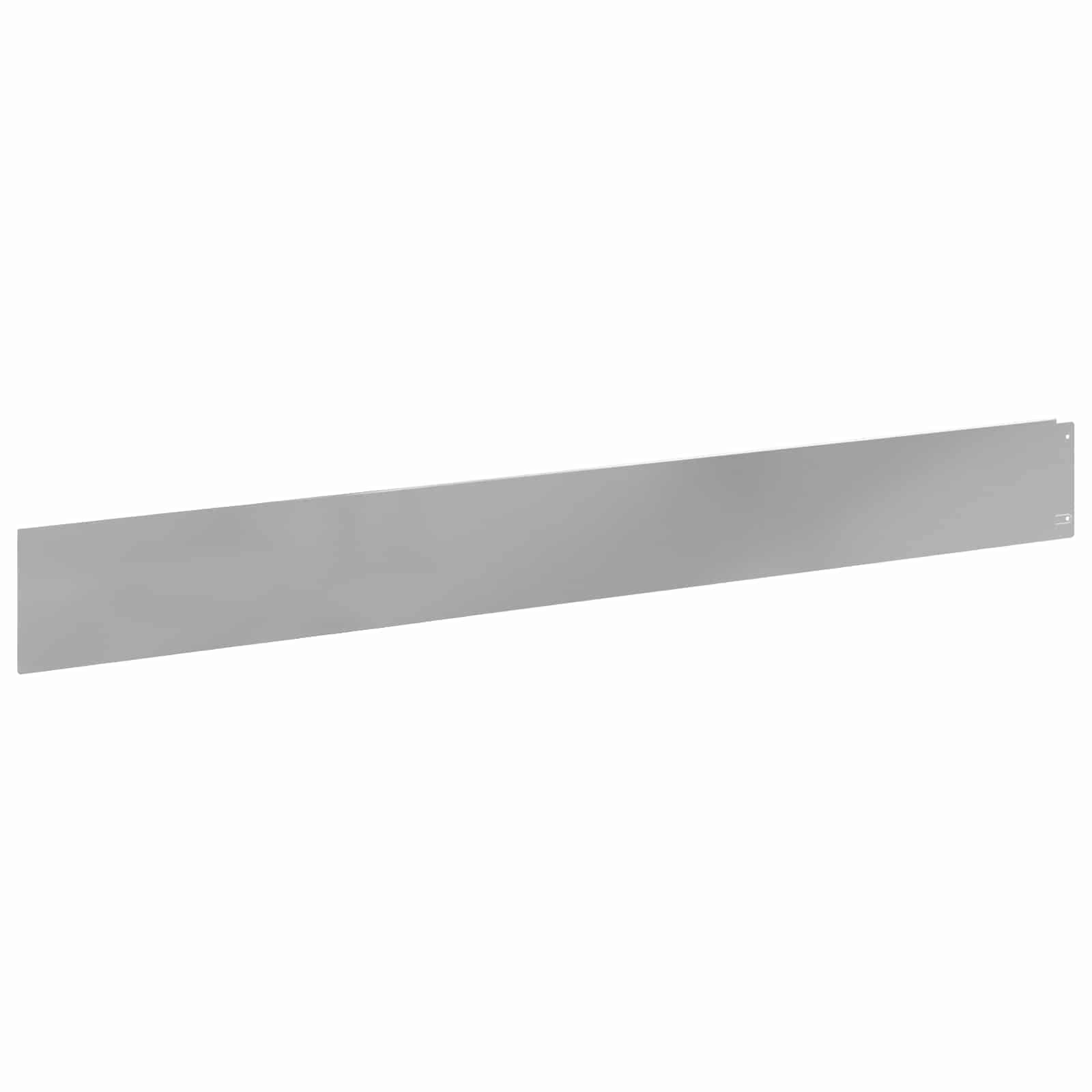 Vejo kraštas 50 pcs 100 x 12 cm Plienas Sidabrinė