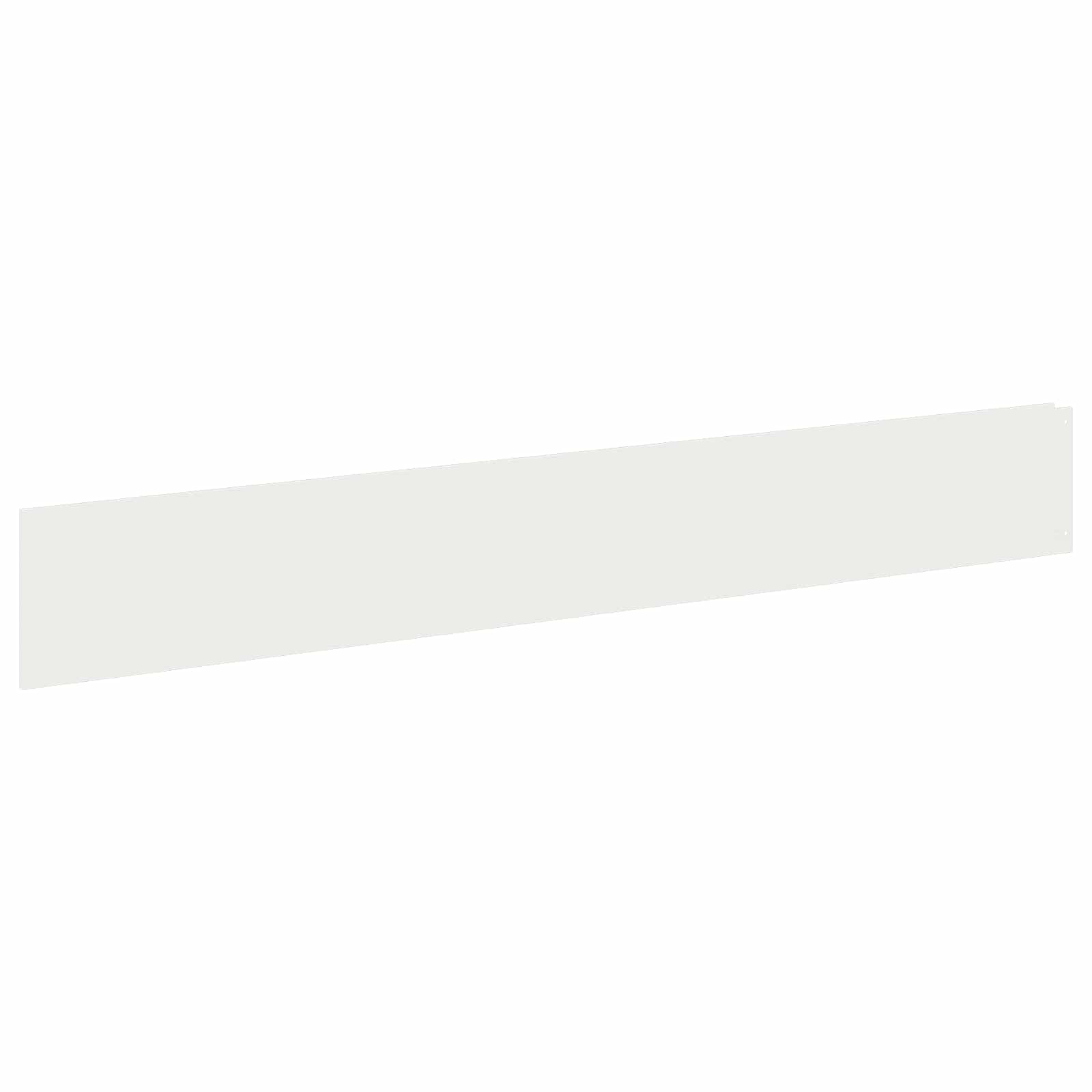 Vejo kraštas 20 pcs 100 x 15 cm Plienas Balta