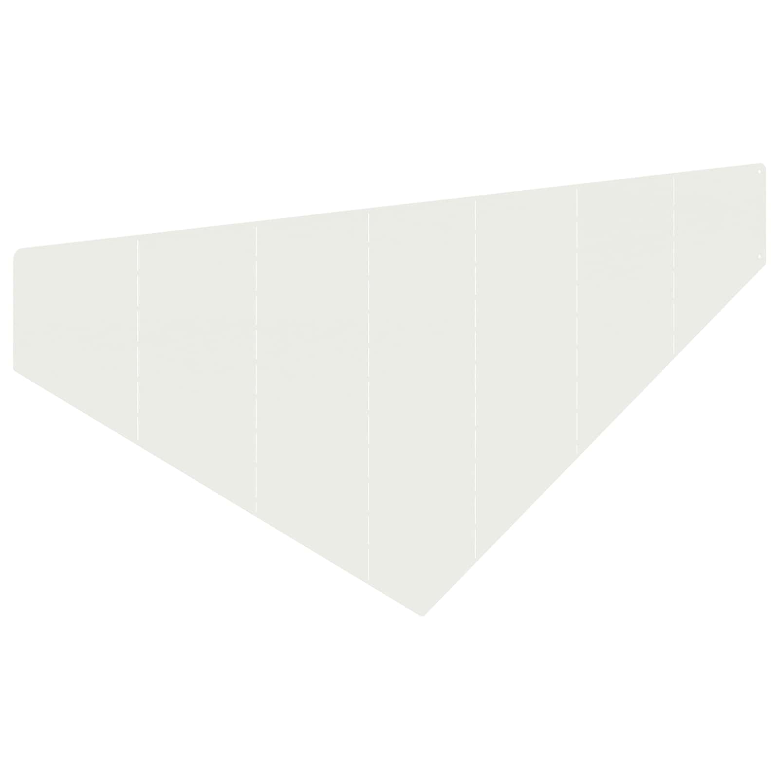 Vejo kraštas 100 x 45 cm Plienas Balta