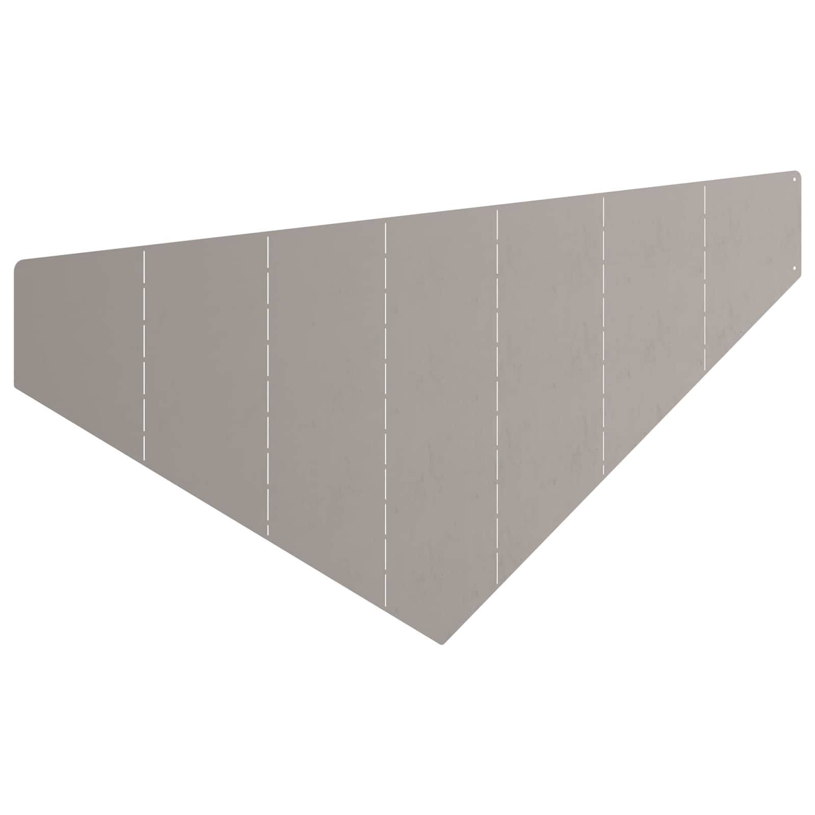 Vejo kraštas 4 pcs 100 x 45 cm Plienas Rūdijanti