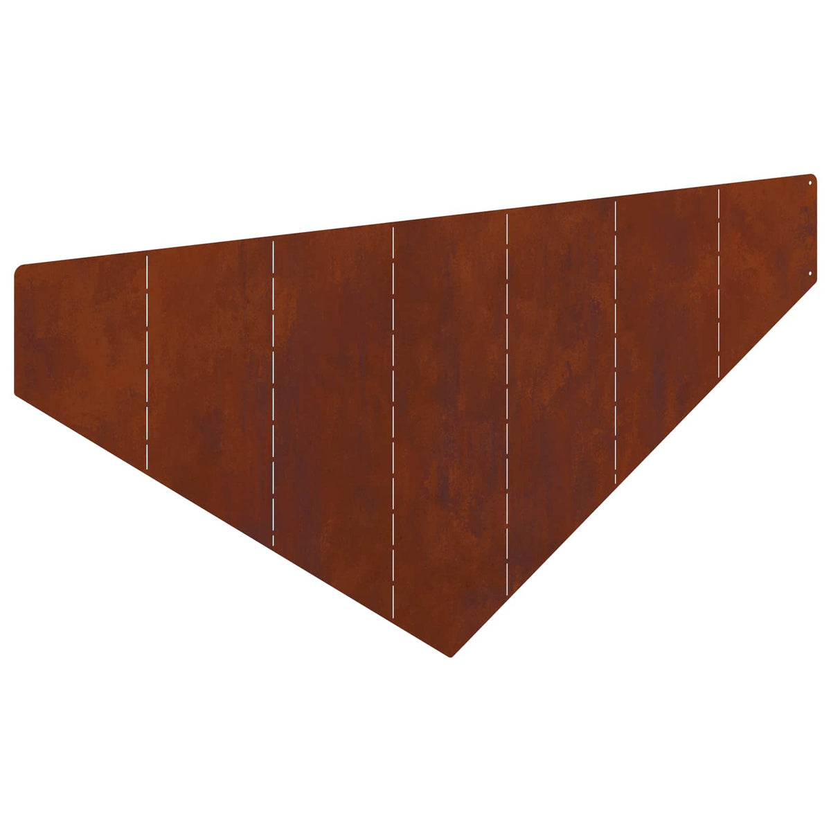 Vejo kraštas 4 pcs 100 x 45 cm Plienas Rūdijanti