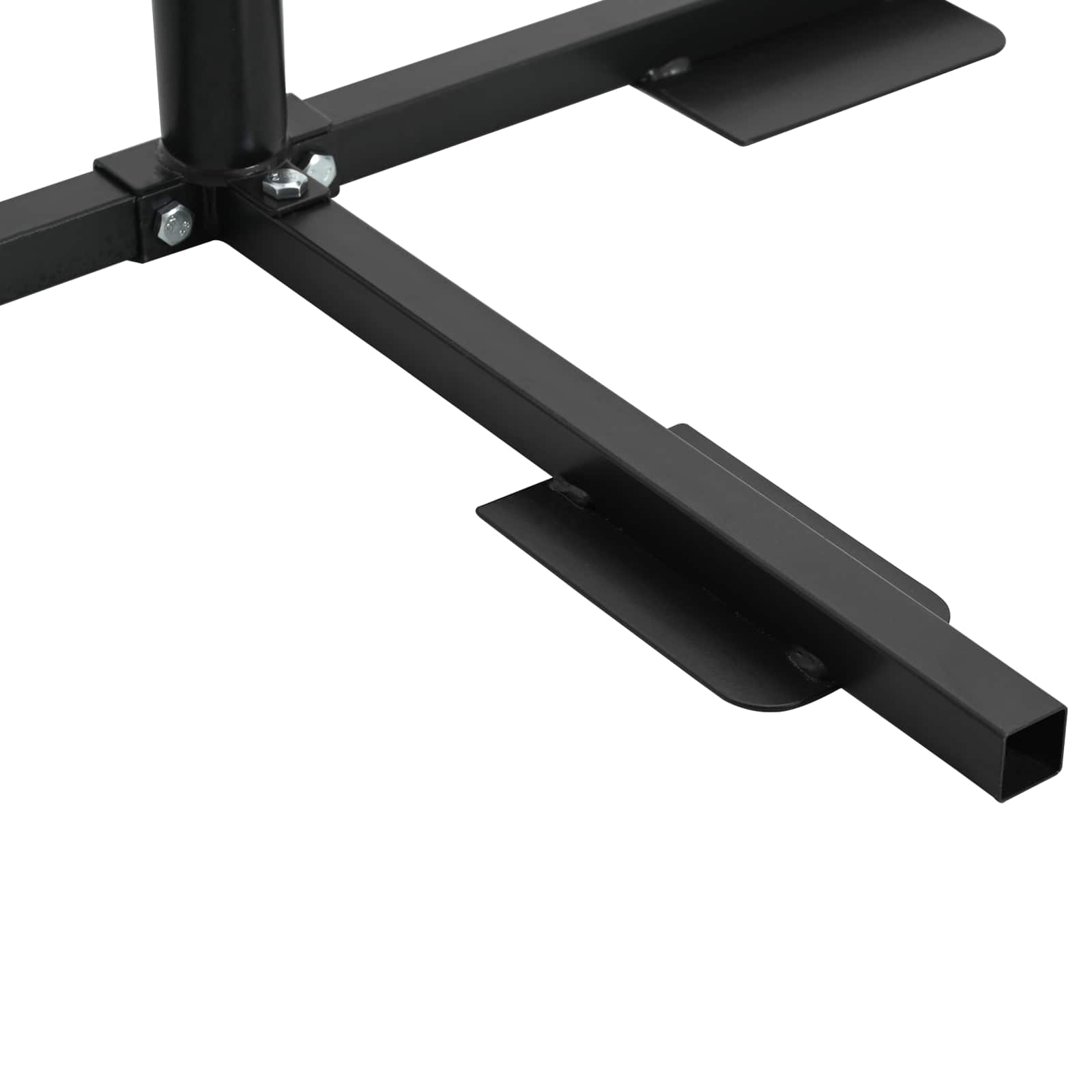 Pusės parasolio bazės rėmas Juoda Plienas for 32-38 mm Pole