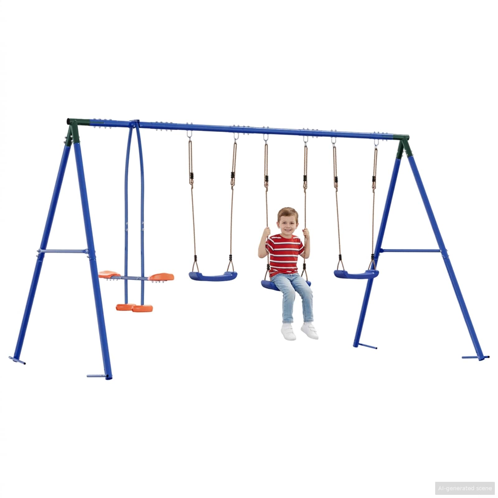 Lauko supirčių komplektas Įvairiaspalvis 330 x 185 x 185 cm