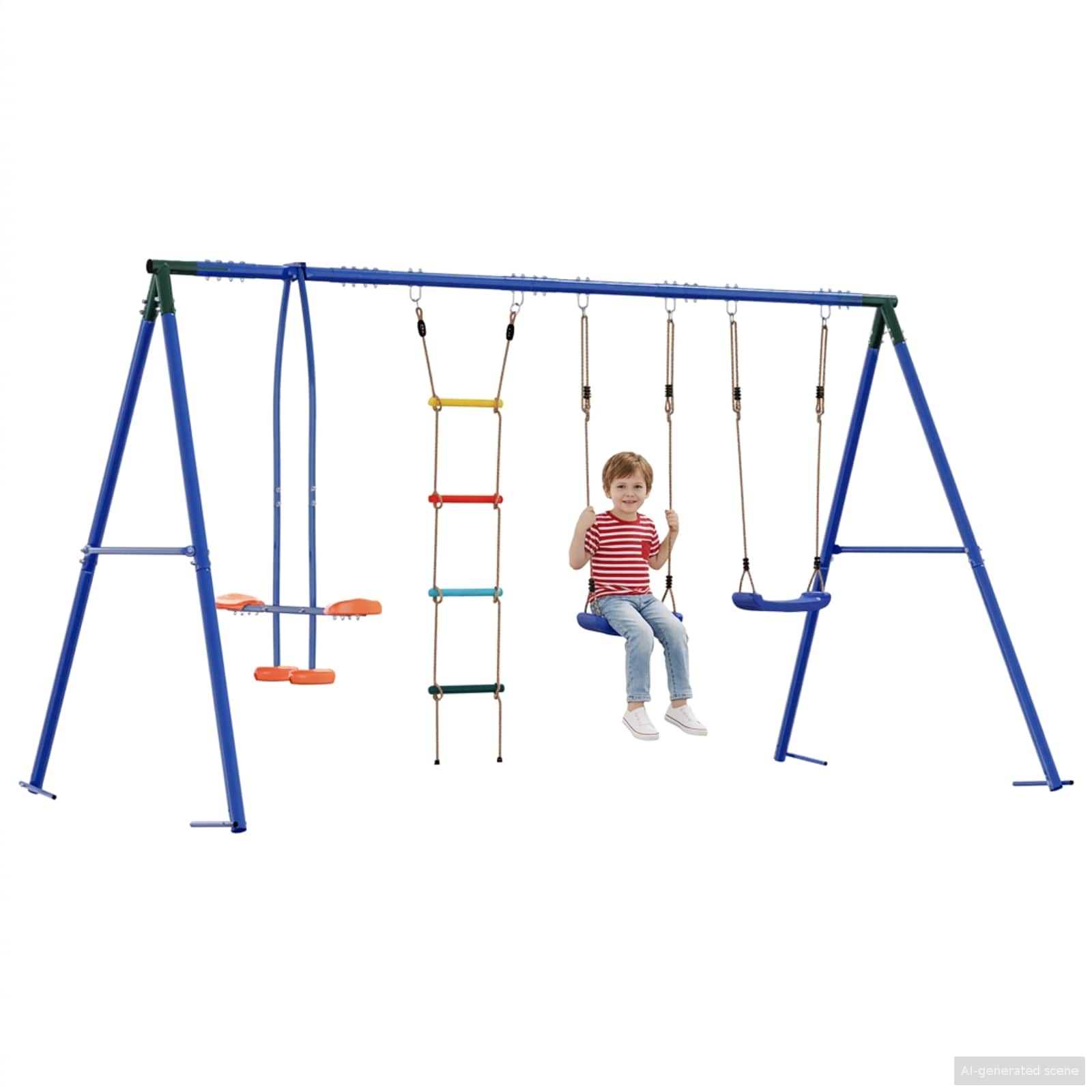 Lauko supirčių komplektas Įvairiaspalvis 330 x 185 x 185 cm