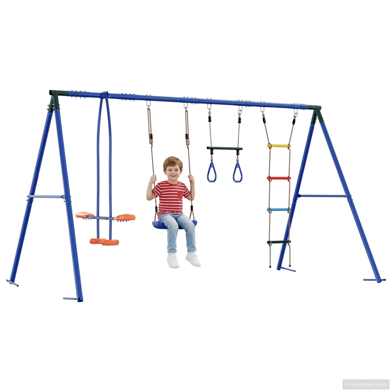 Lauko supirčių komplektas Įvairiaspalvis 330 x 185 x 185 cm