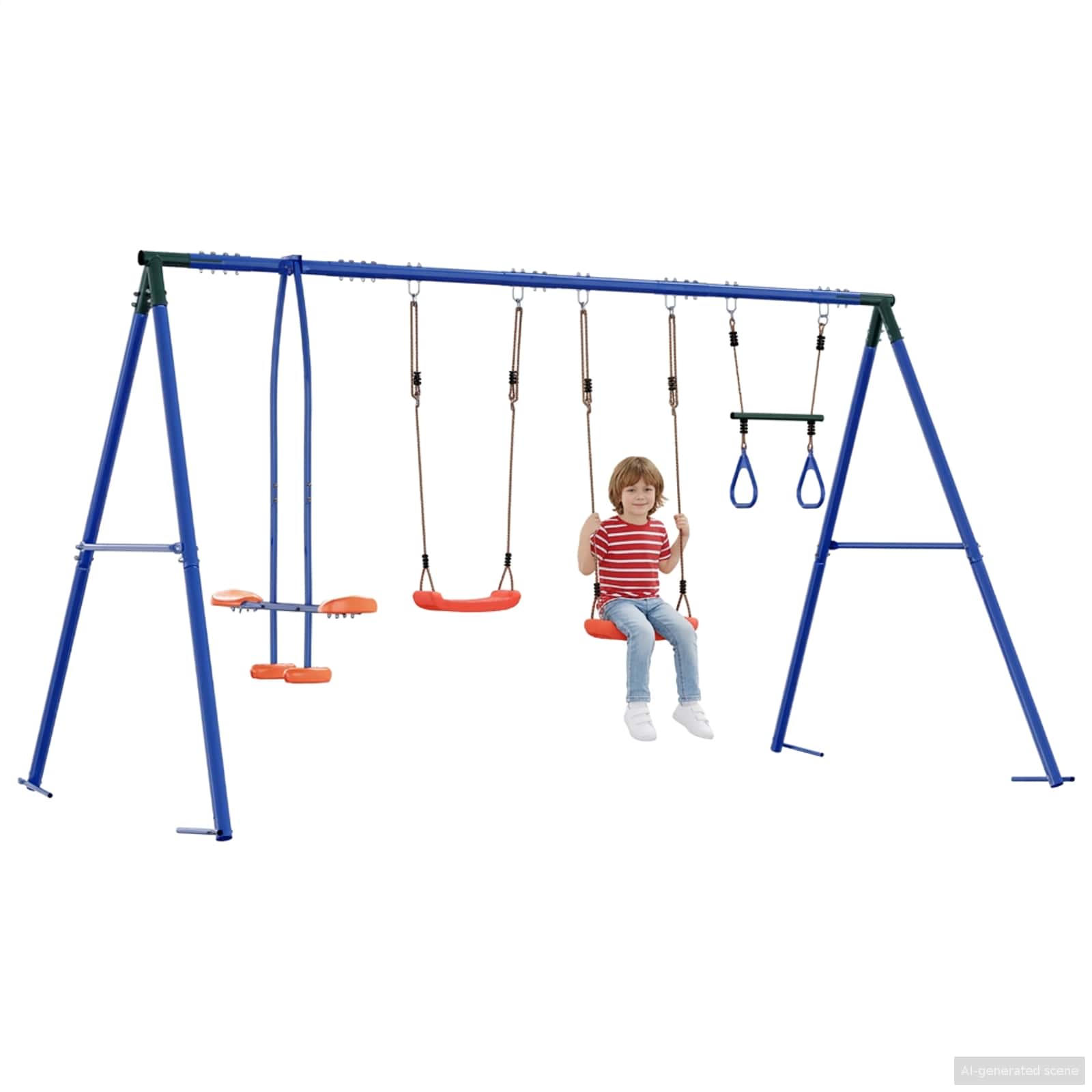 Lauko supirčių komplektas Įvairiaspalvis 330 x 185 x 185 cm