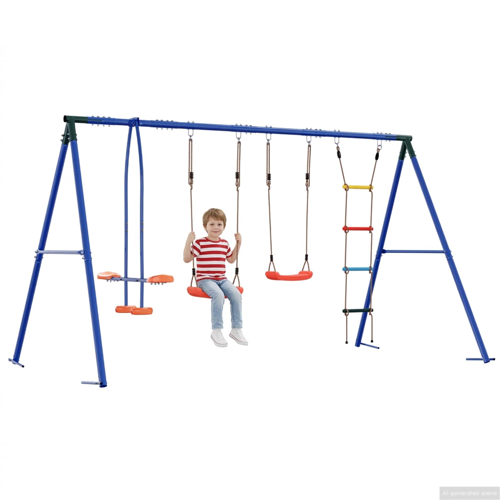 Lauko supirčių komplektas Įvairiaspalvis 330 x 185 x 185 cm