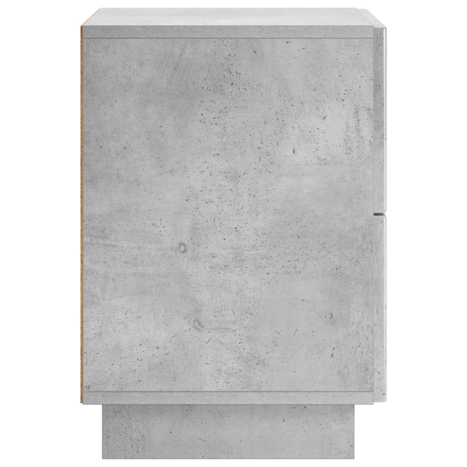 Šalia lovos spintelė Betono pilka 33,5 x 34,5 x 50 cm
