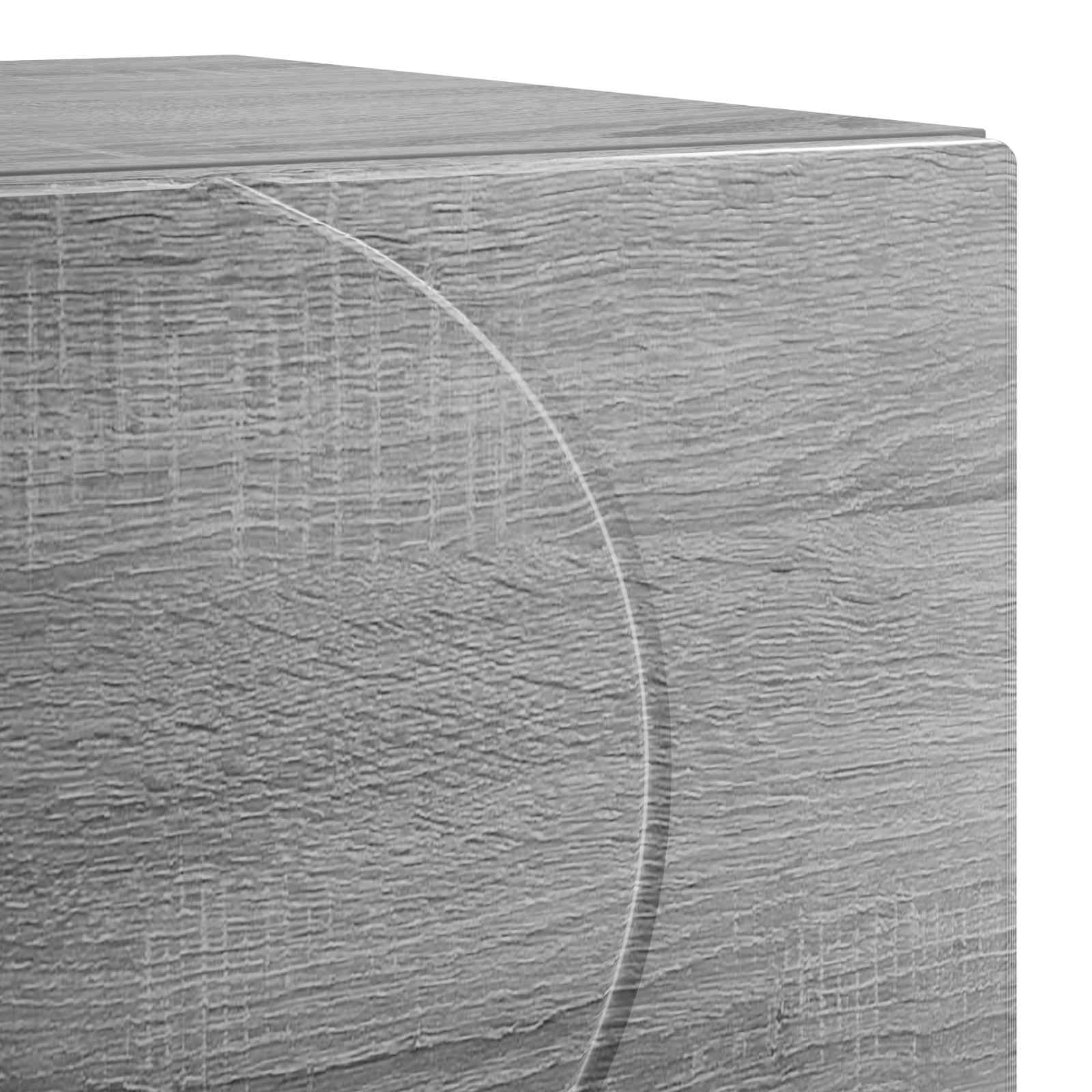 Šalia lovos spintelė Pilka Sonoma 33,5 x 34,5 x 50 cm