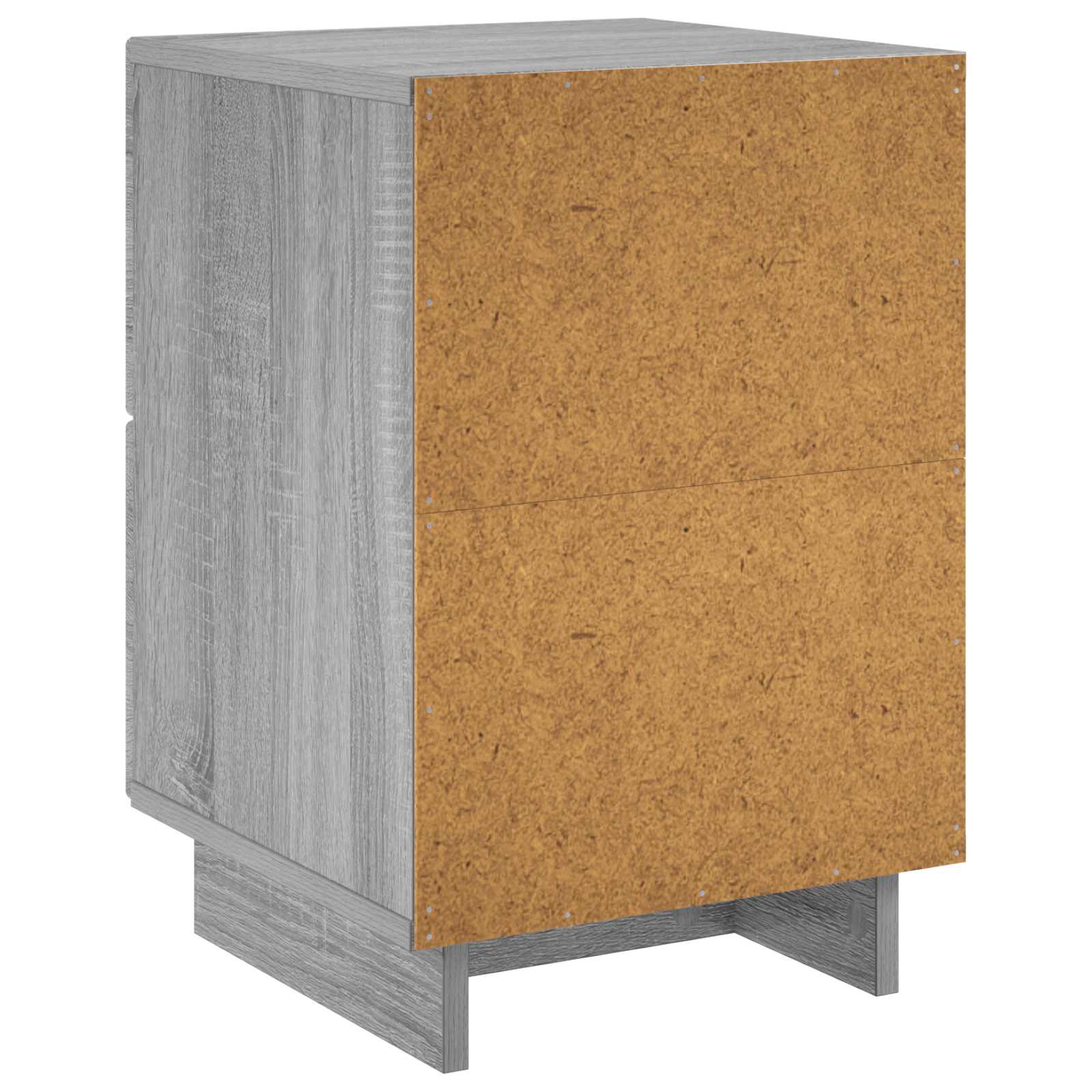 Šalia lovos spintelė Pilka Sonoma 33,5 x 34,5 x 50 cm