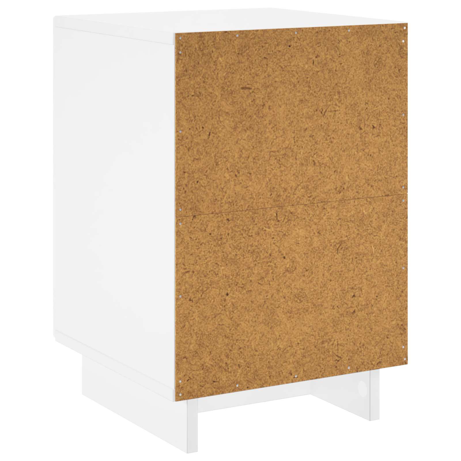 Šalia lovos spintelė 2 pcs Balta 33,5 x 34,5 x 50 cm