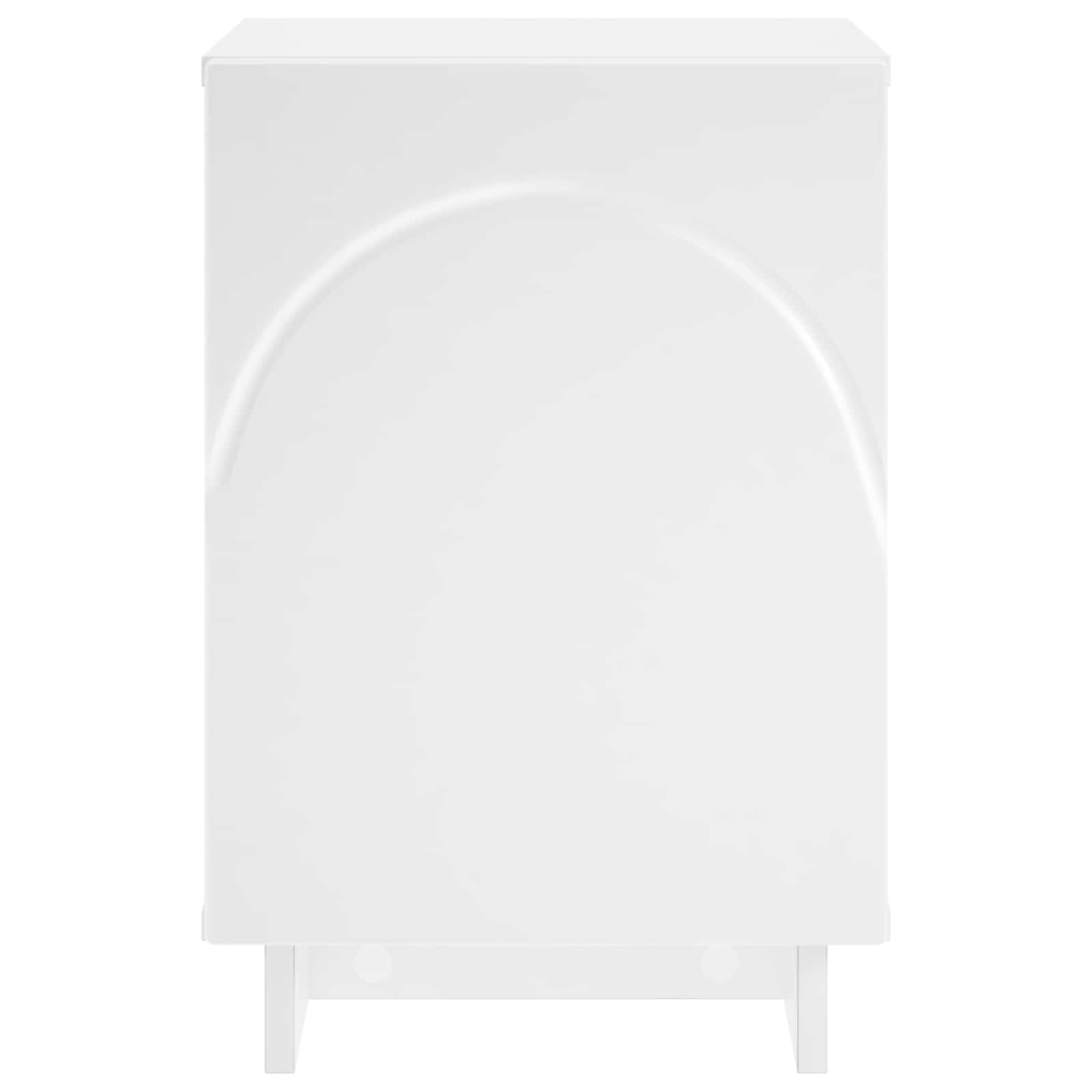 Šalia lovos spintelė 2 pcs Balta 33,5 x 34,5 x 50 cm