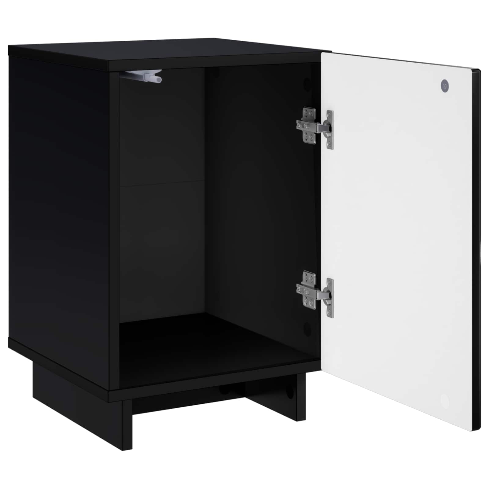 Šalia lovos spintelė 2 pcs Juoda 33,5 x 34,5 x 50 cm