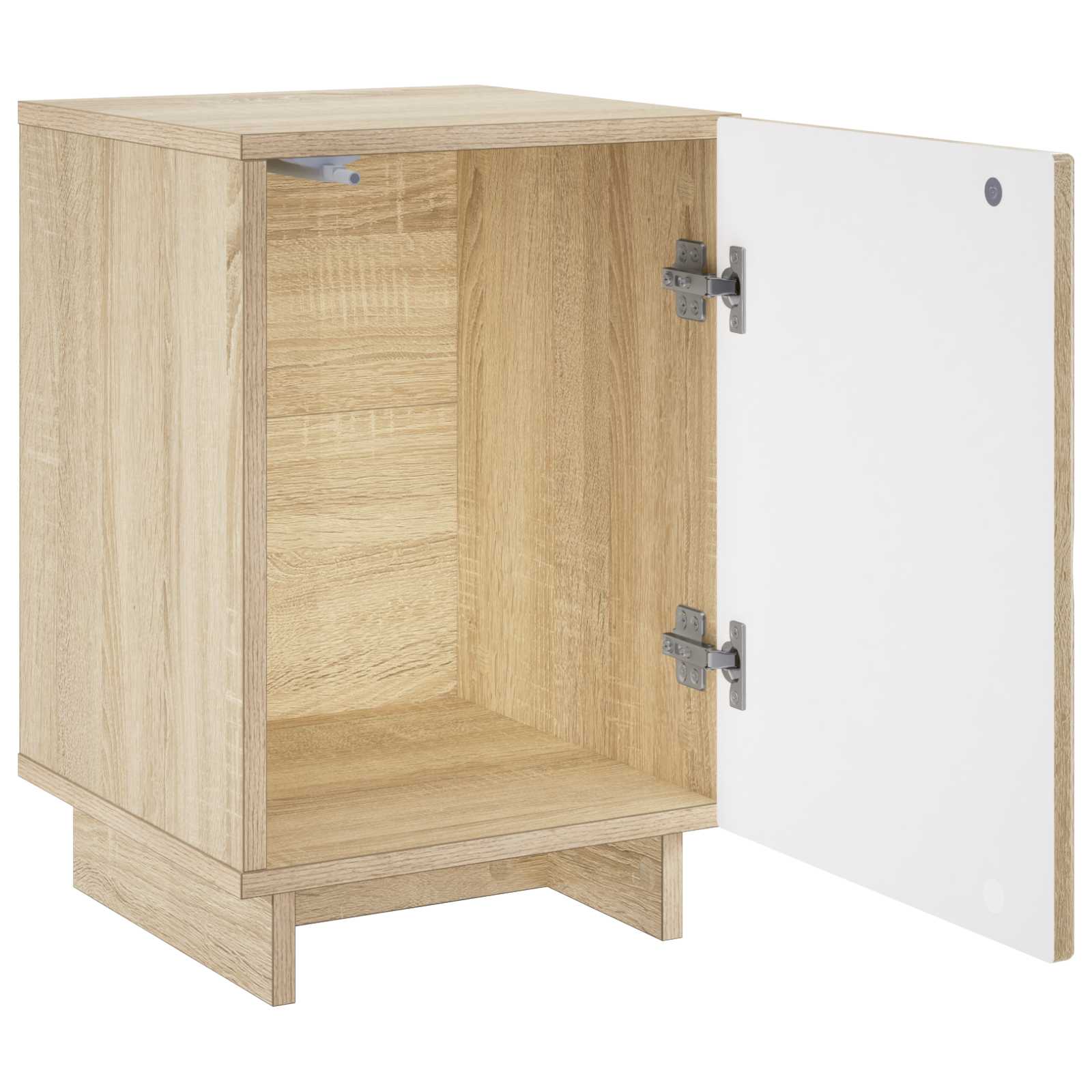 Šalia lovos spintelė 2 pcs Sonoma ąžuolas 33,5 x 34,5 x 50 cm