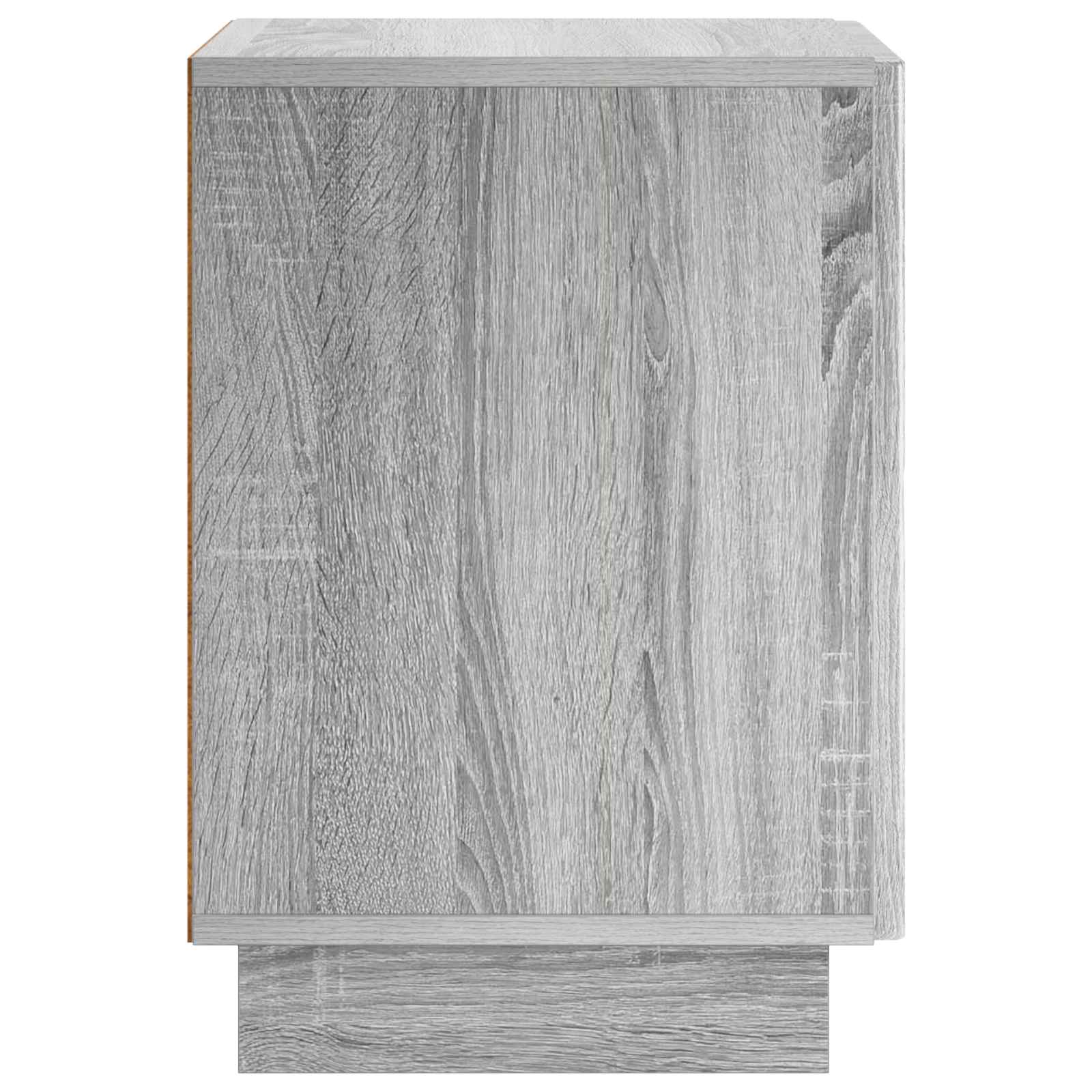 Šalia lovos spintelė Pilka Sonoma 33,5 x 34,5 x 50 cm