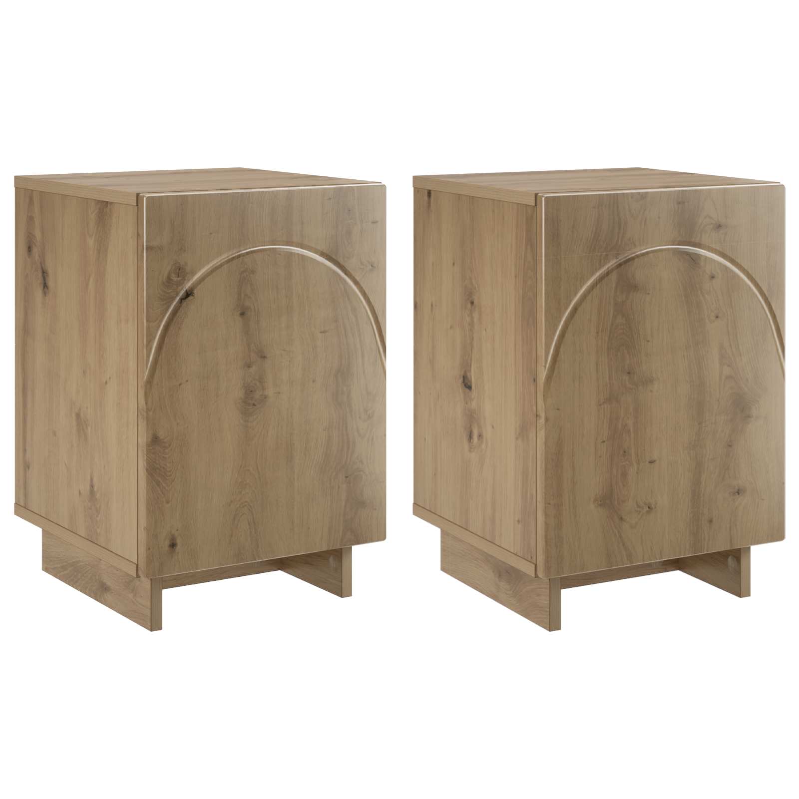 Šalia lovos spintelė 2 pcs Artisano ąžuolo 33,5 x 34,5 x 50 cm