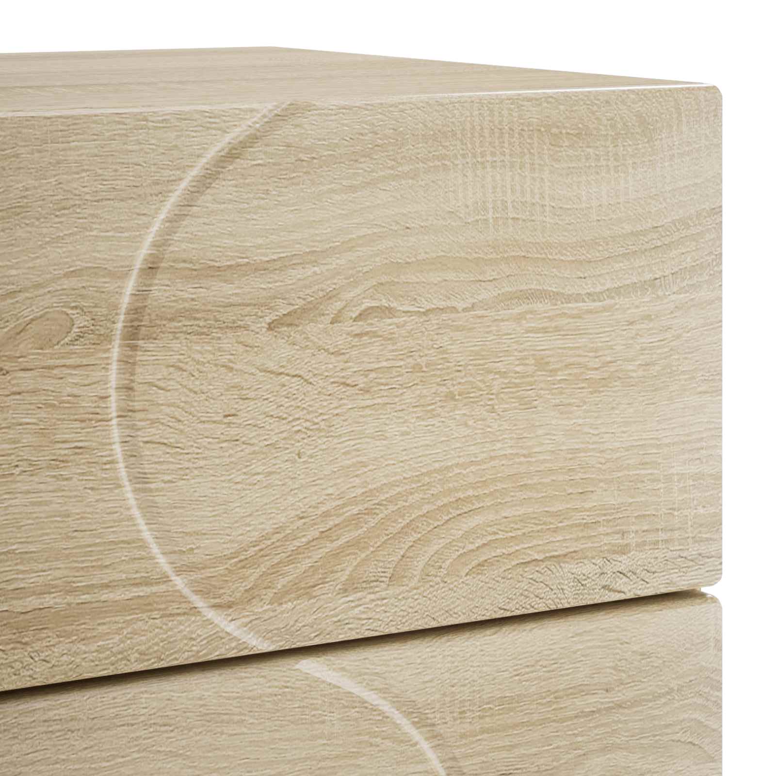 Šalia lovos spintelė 2 pcs Sonoma ąžuolas 33,5 x 34,5 x 60 cm