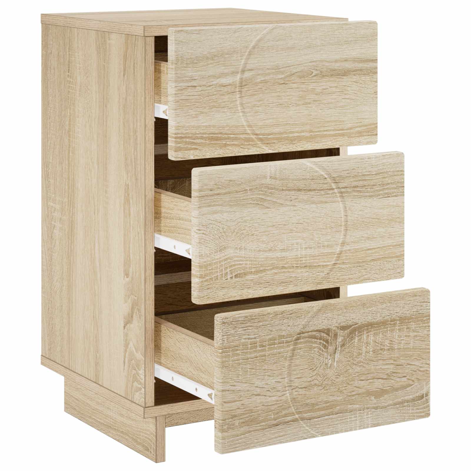 Šalia lovos spintelė 2 pcs Sonoma ąžuolas 33,5 x 34,5 x 60 cm