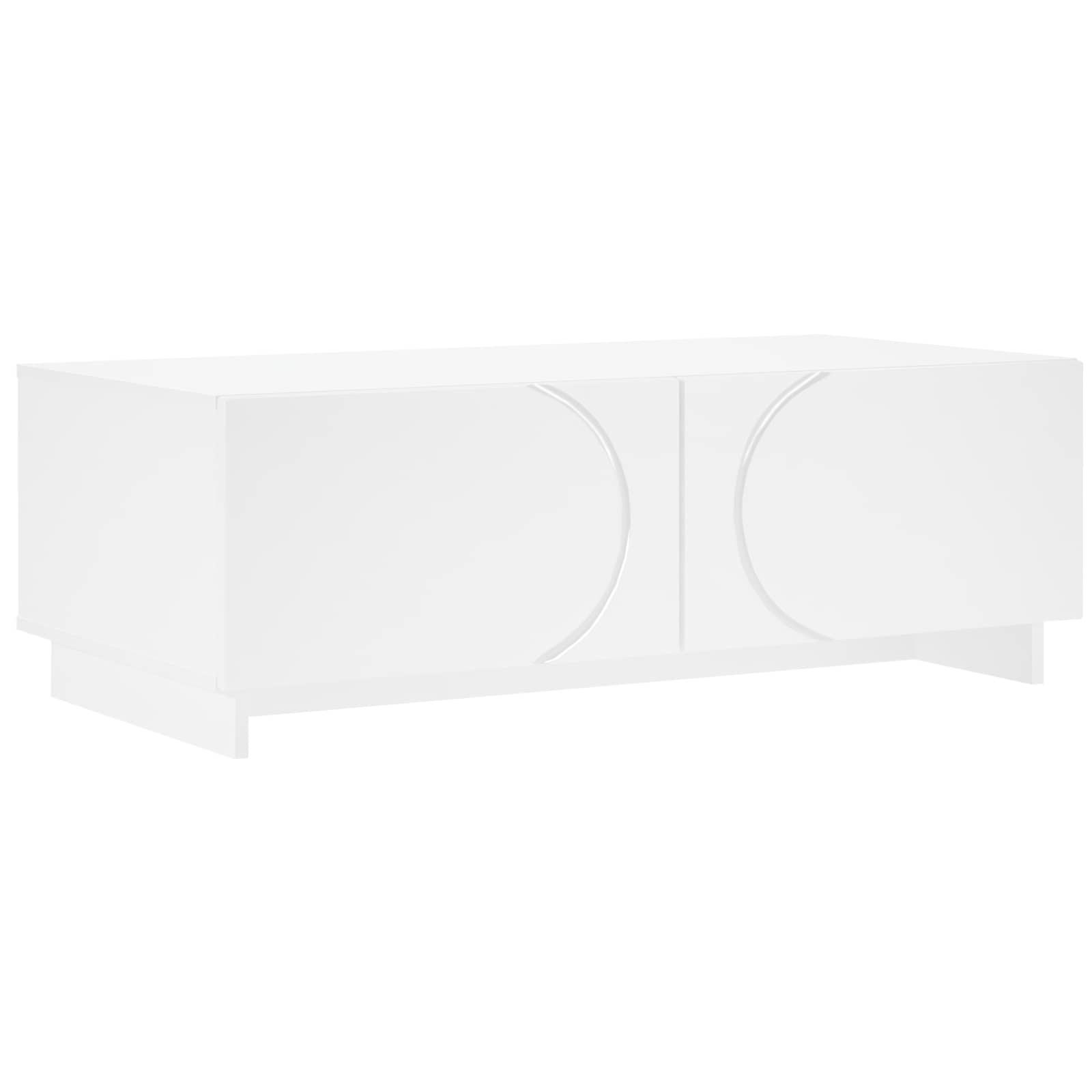 Kavos staliukas Balta 102 x 50,5 x 35 cm Apdirbta mediena