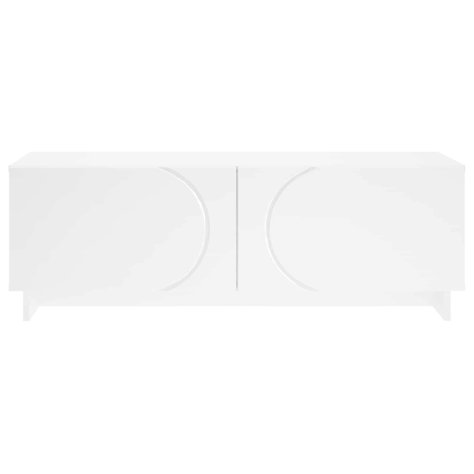 Kavos staliukas Balta 102 x 50,5 x 35 cm Apdirbta mediena