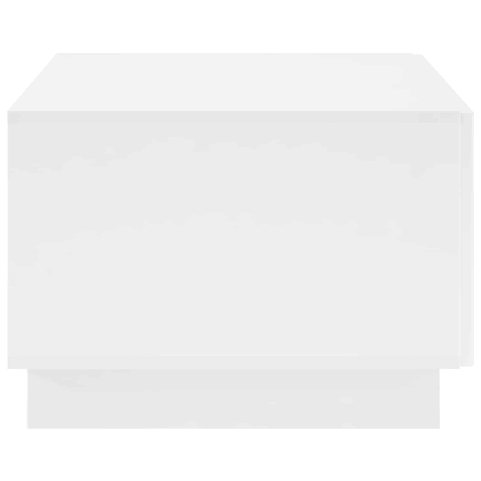 Kavos staliukas Itin blizgi balta 102 x 50,5 x 35 cm
