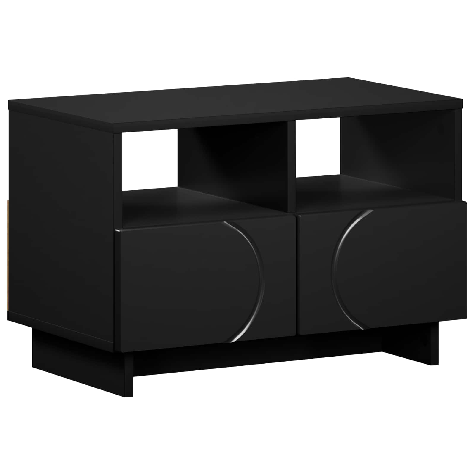 Televizoriaus stovas 60 x 34.5 x 40 cm Juoda Apdirbta mediena