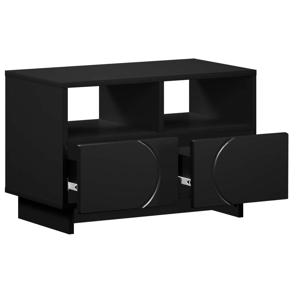 Televizoriaus stovas 60 x 34.5 x 40 cm Juoda Apdirbta mediena