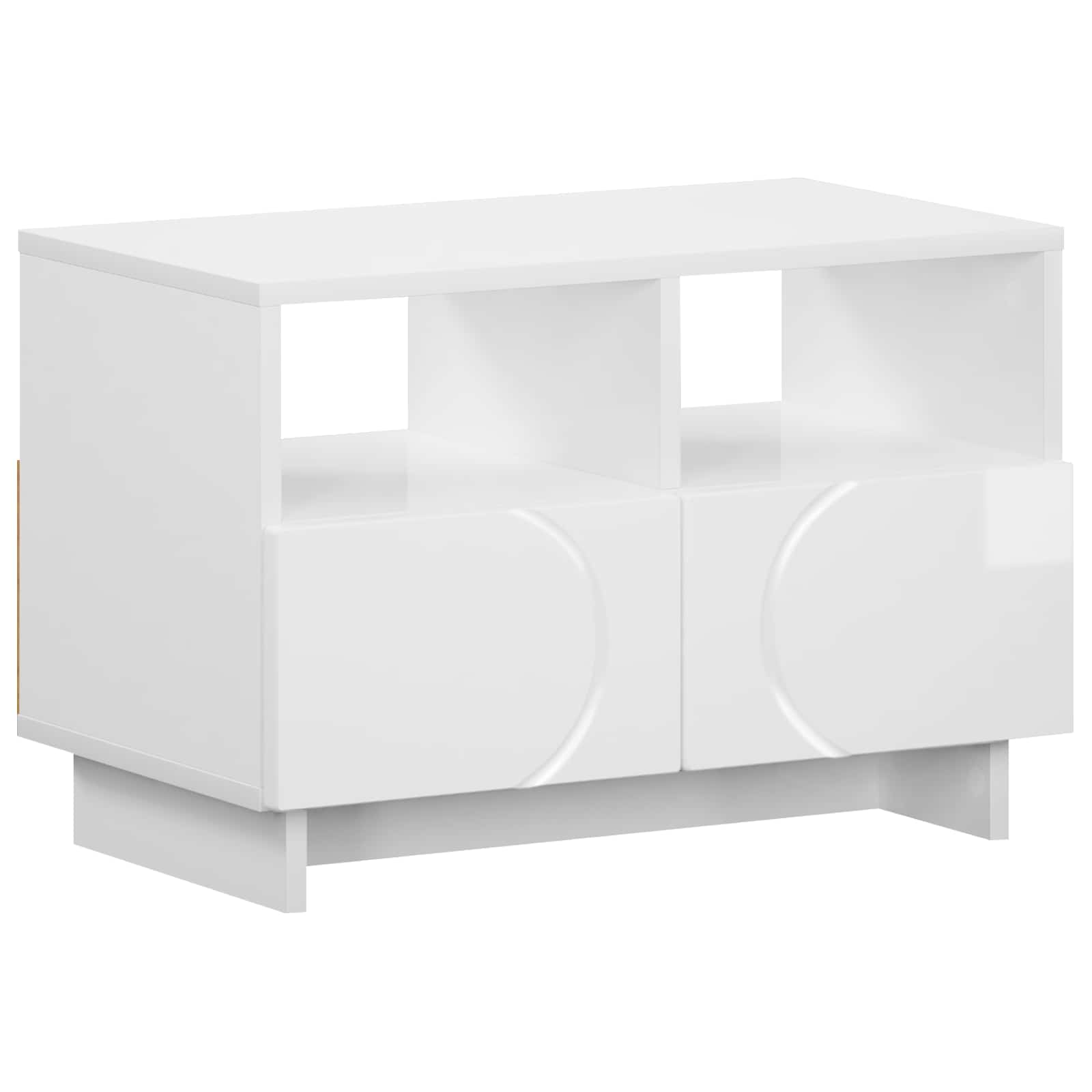 Televizoriaus stovas 60 x 34,5 x 40 cm Itin blizgi balta