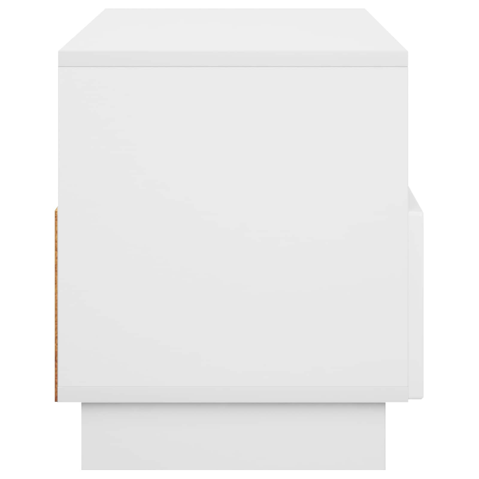 Televizoriaus stovas 90 x 34.5 x 40 cm Balta Apdirbta mediena