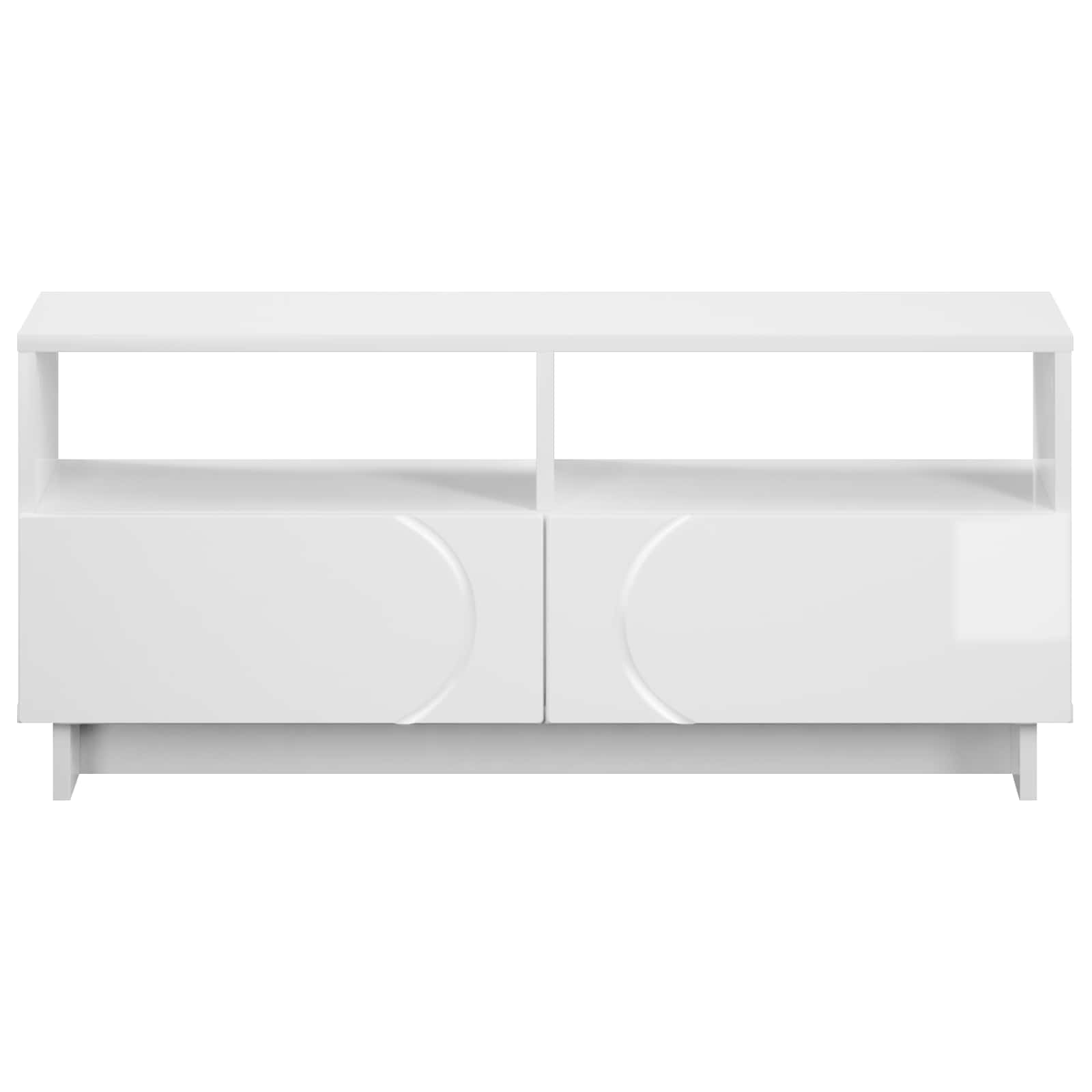 Televizoriaus stovas 90 x 34.5 x 40 cm Itin blizgi balta