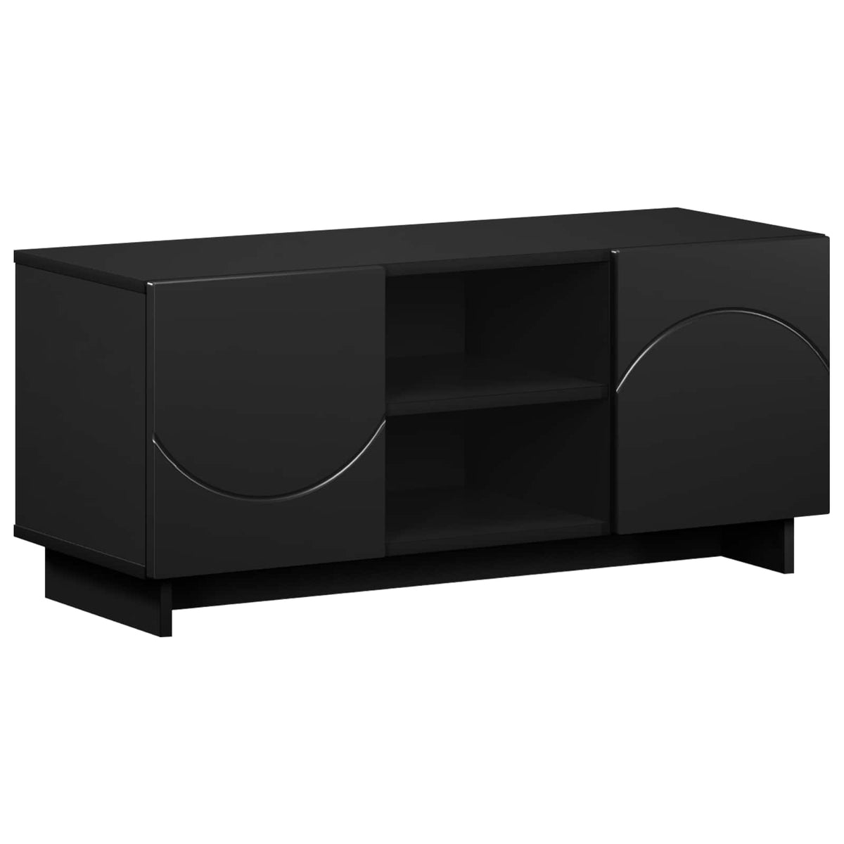 Televizoriaus stovas 90 x 34.5 x 40 cm Juoda Apdirbta mediena