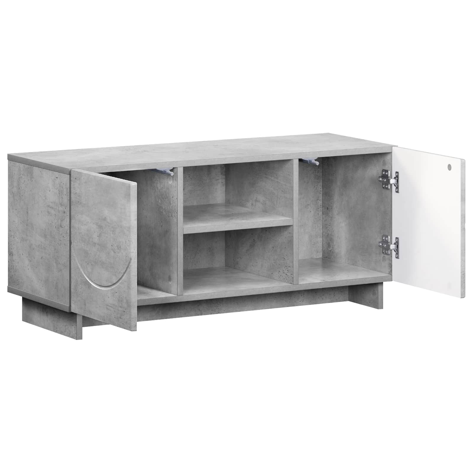 Televizoriaus stovas 90 x 34.5 x 40 cm Betono pilka