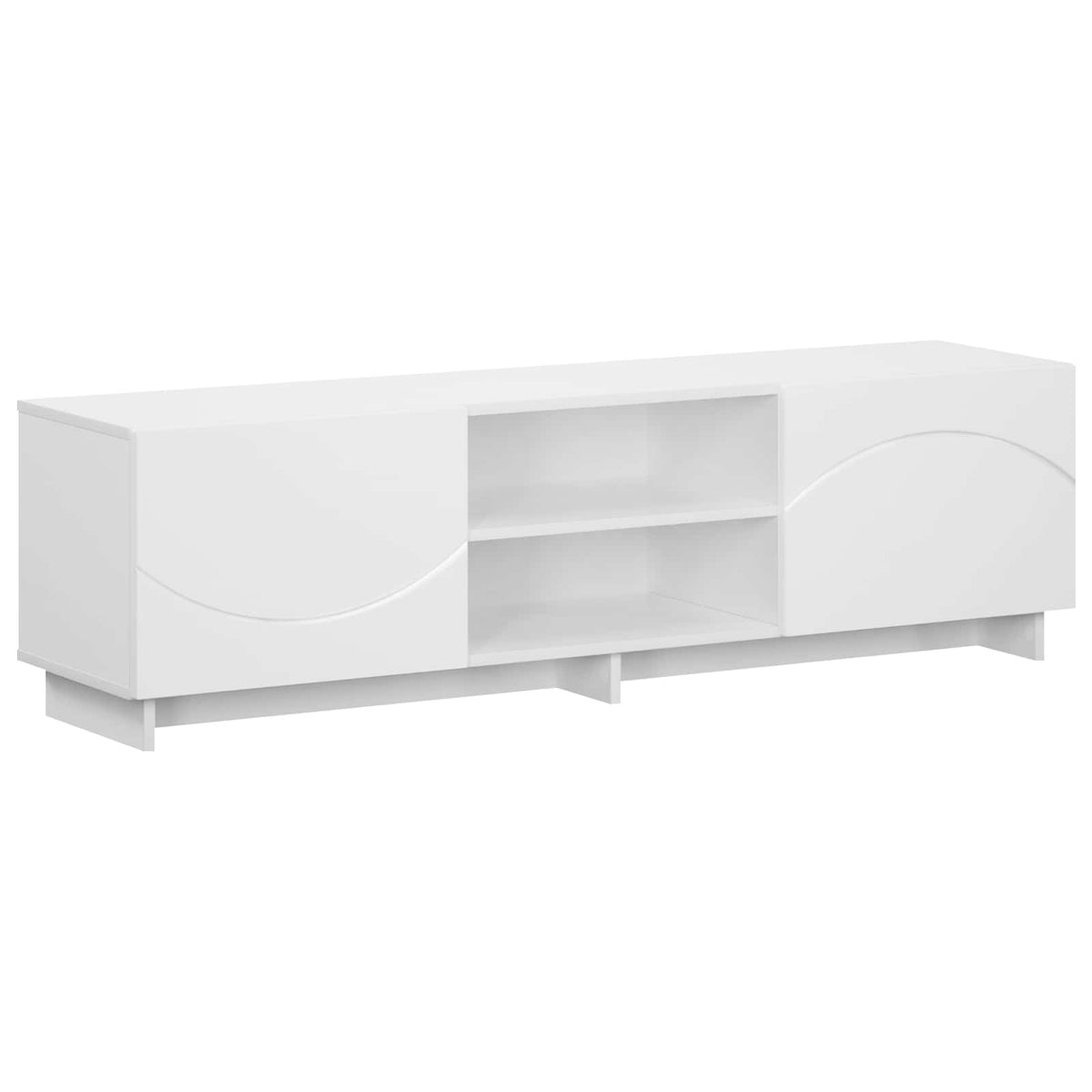 Televizoriaus stovas 140 x 34.5 x 40 cm Balta Apdirbta mediena