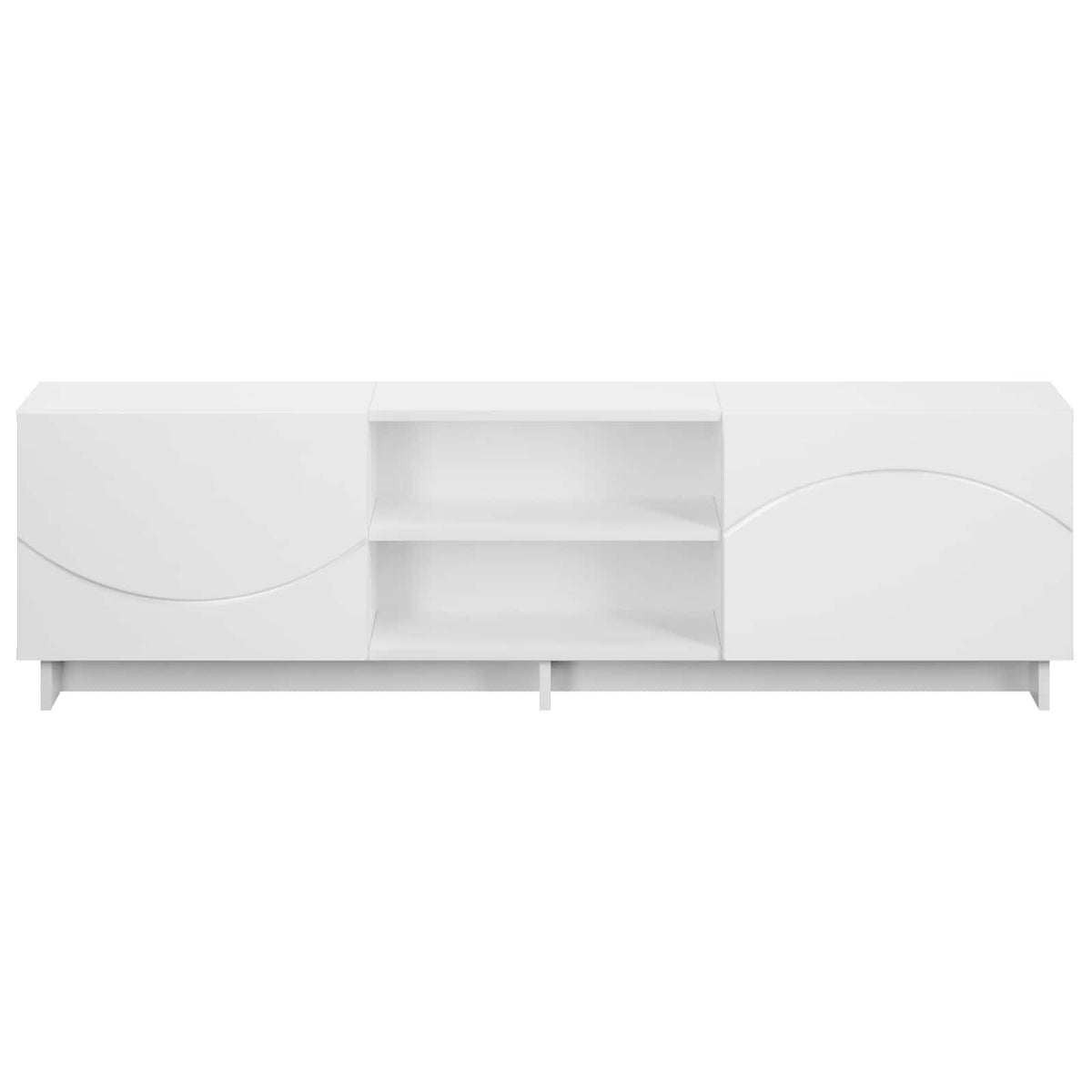 Televizoriaus stovas 140 x 34.5 x 40 cm Balta Apdirbta mediena