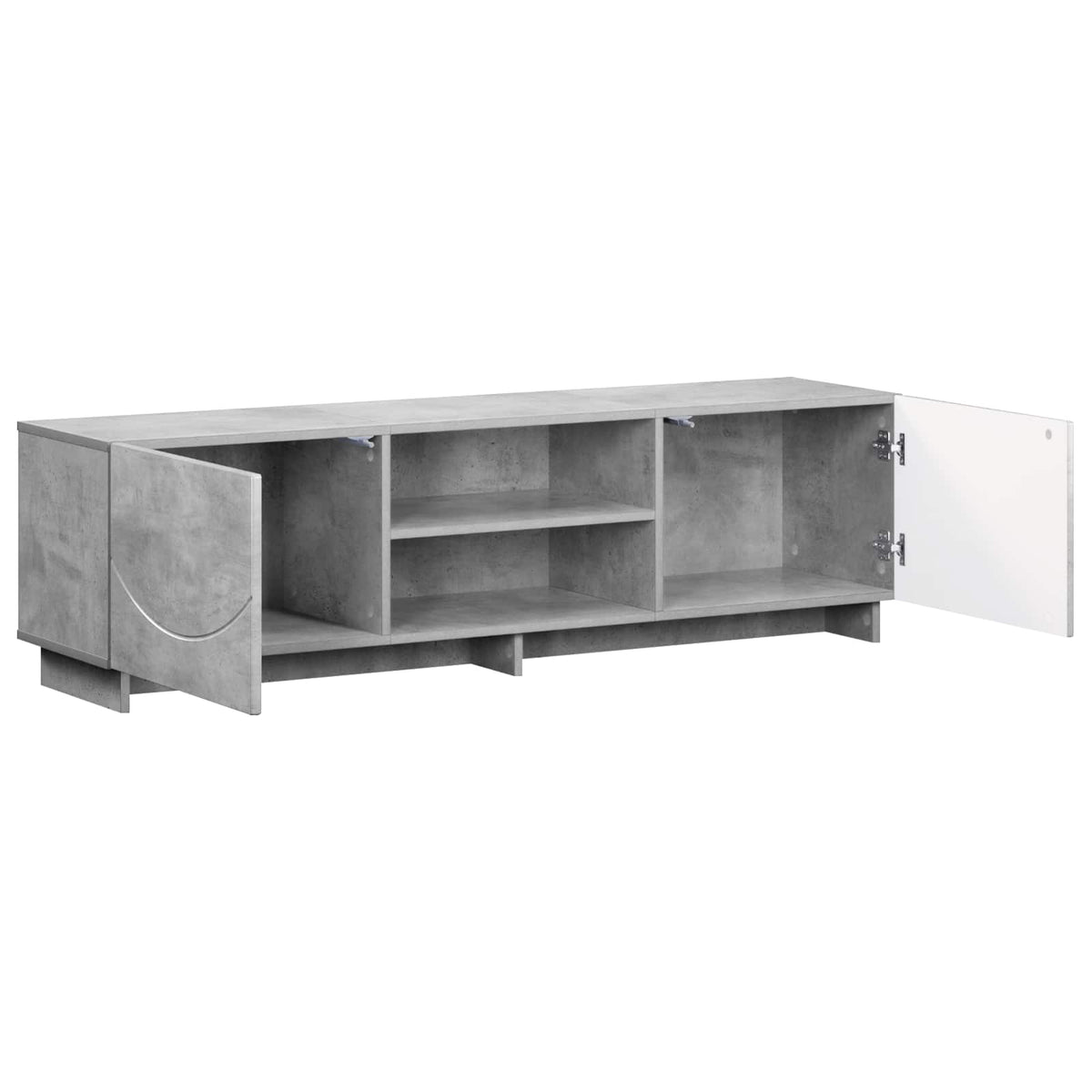 Televizoriaus stovas 140 x 34,5 x 40 cm Betono pilka
