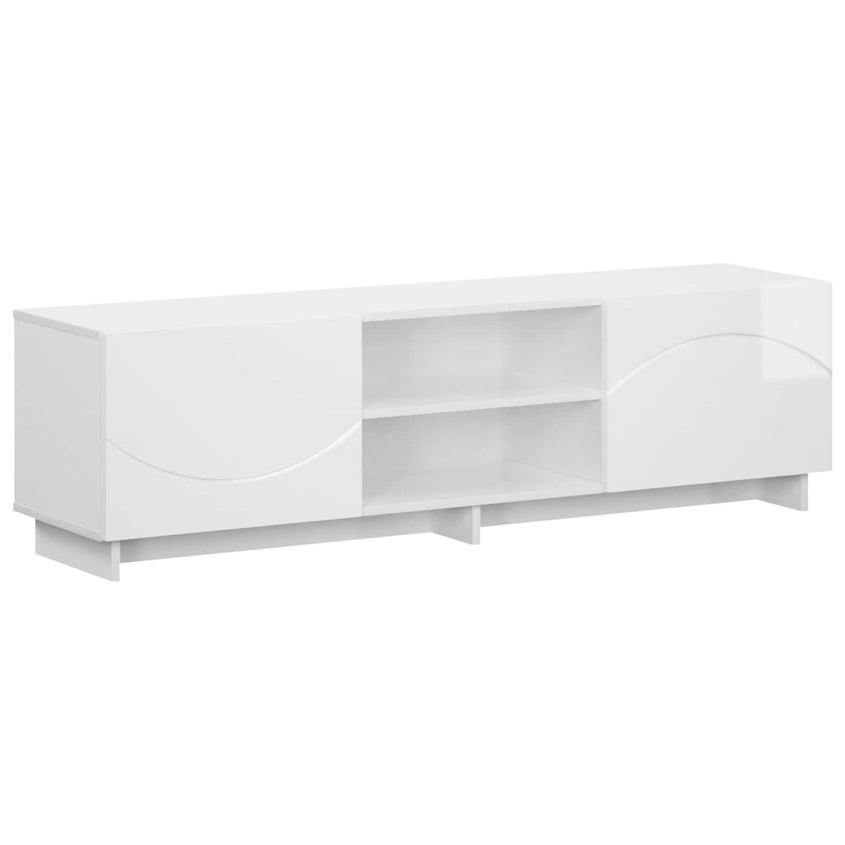 Televizoriaus stovas 140 x 34.5 x 40 cm Itin blizgi balta