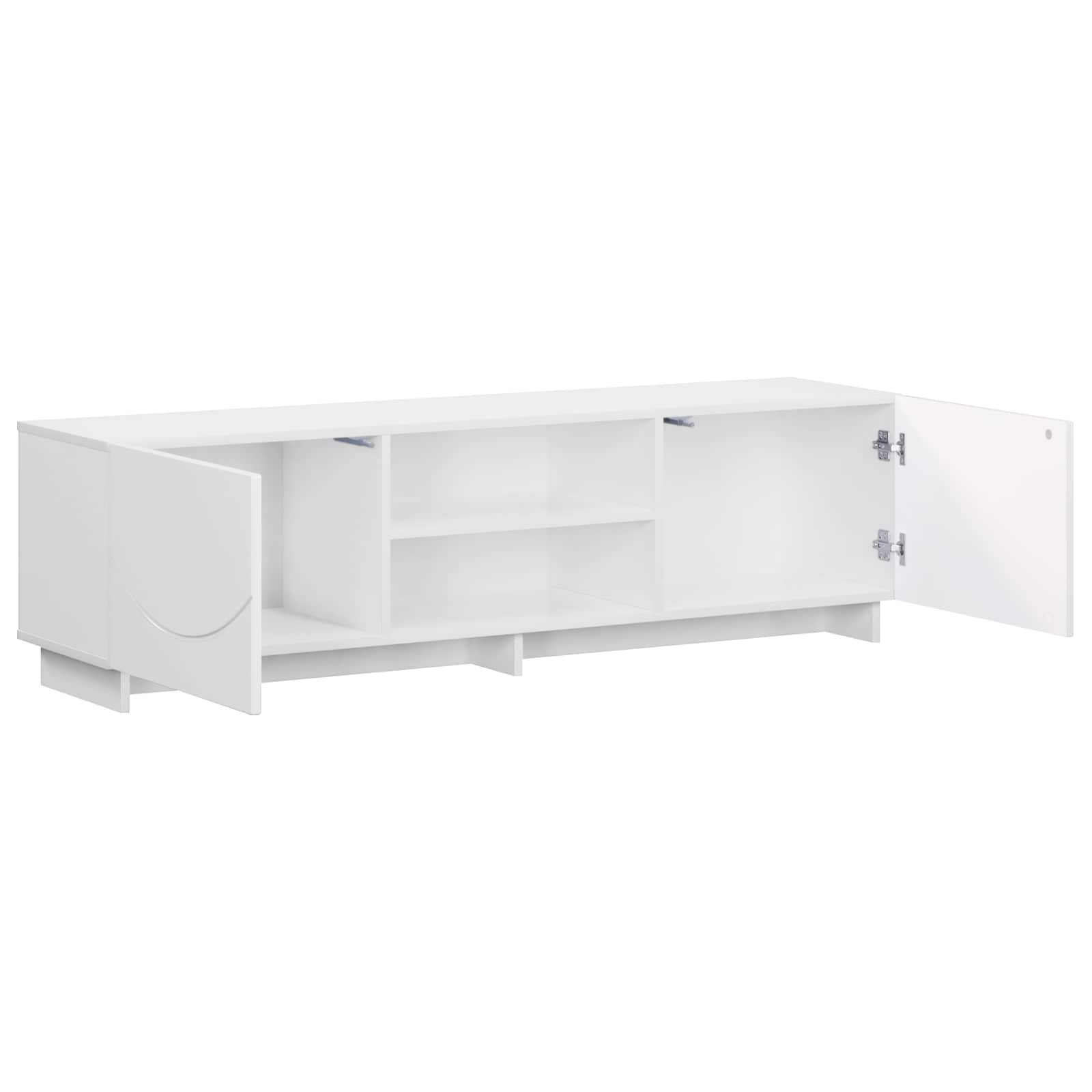 Televizoriaus stovas 140 x 34.5 x 40 cm Itin blizgi balta