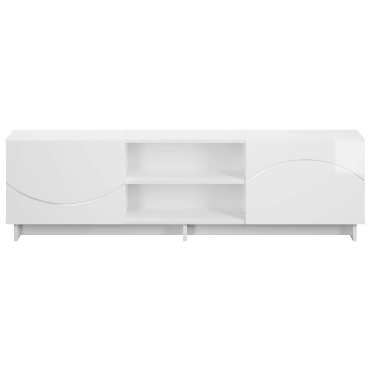 Televizoriaus stovas 140 x 34.5 x 40 cm Itin blizgi balta