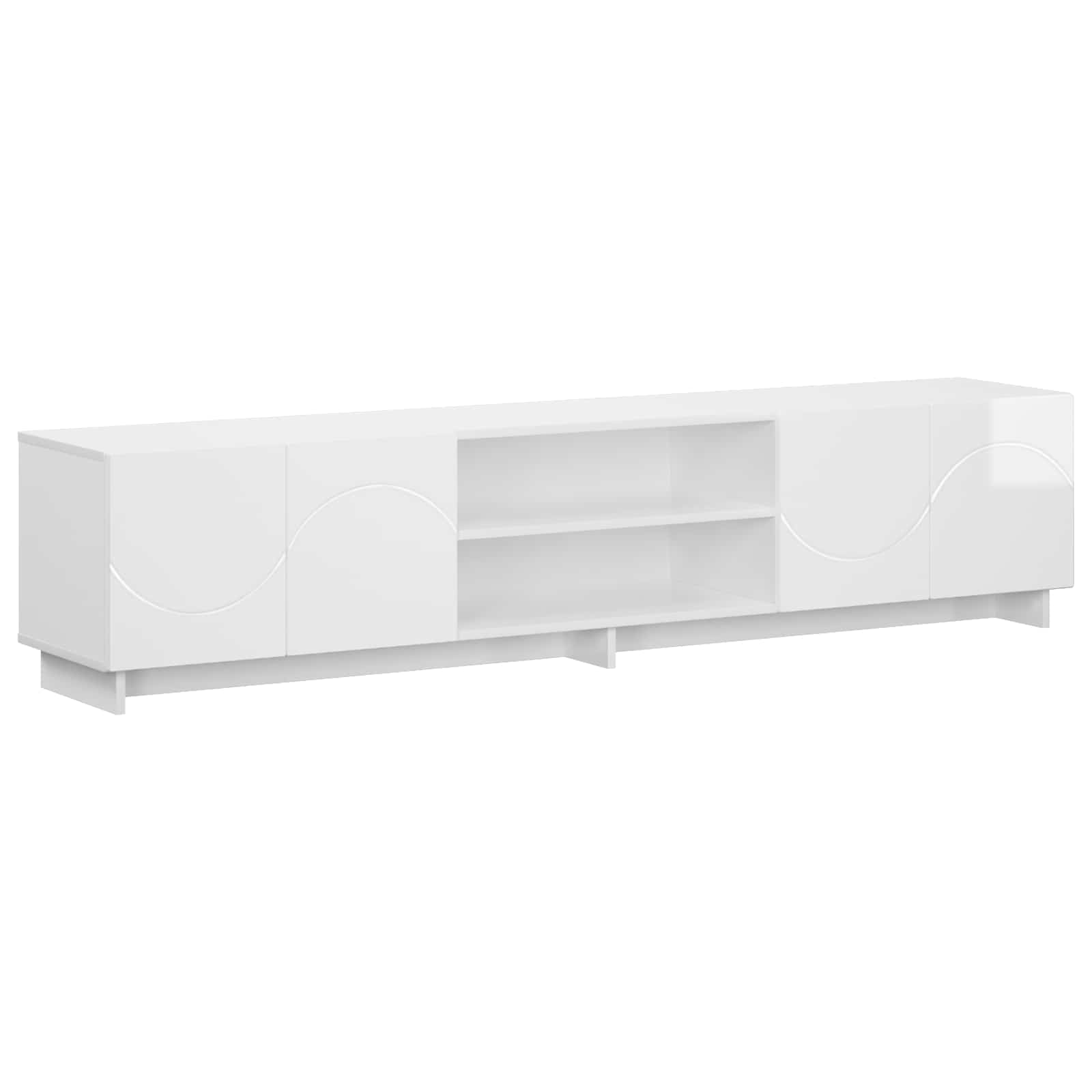 Televizoriaus stovas 179.5 x 34.5 x 40 cm Itin blizgi balta