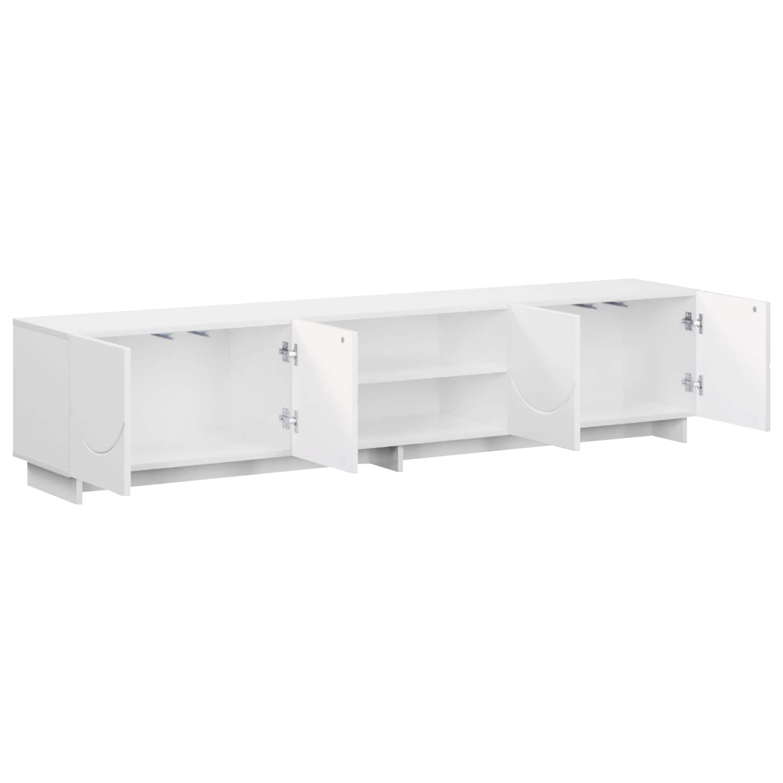 Televizoriaus stovas 179.5 x 34.5 x 40 cm Itin blizgi balta