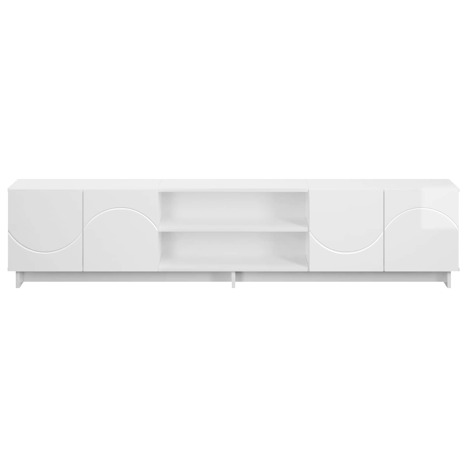 Televizoriaus stovas 179.5 x 34.5 x 40 cm Itin blizgi balta