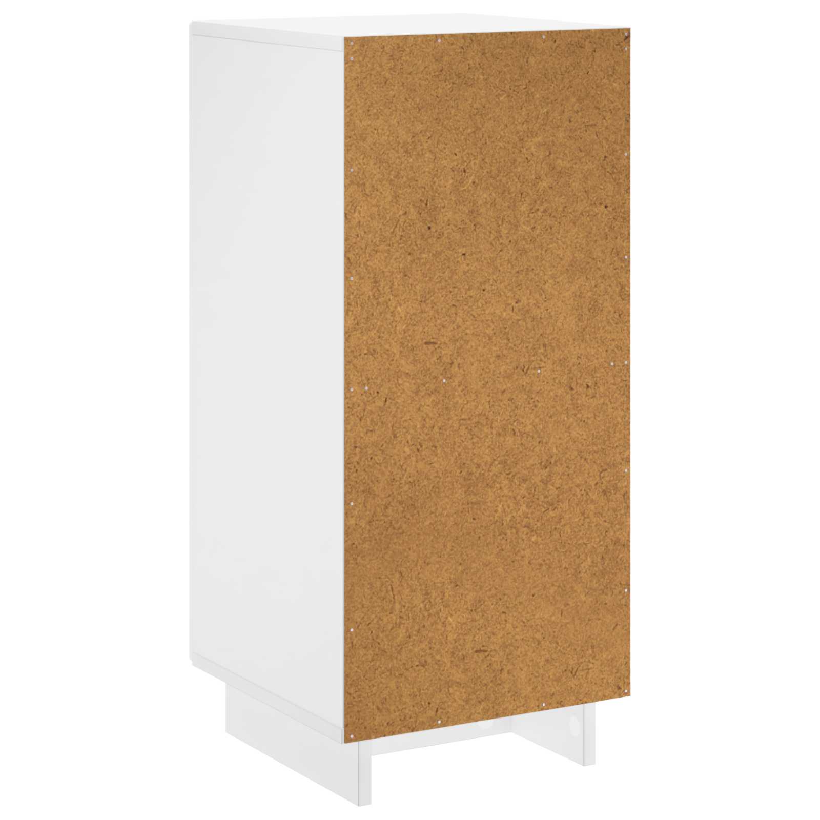 Komoda Itin blizgi balta 33,5 x 34,5 x 75 cm Apdirbta mediena