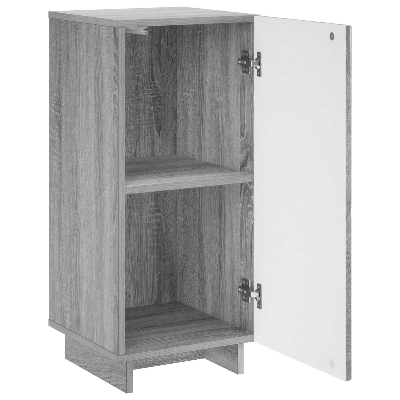 Komoda Pilka Sonoma 33,5 x 34,5 x 75 cm Apdirbta mediena
