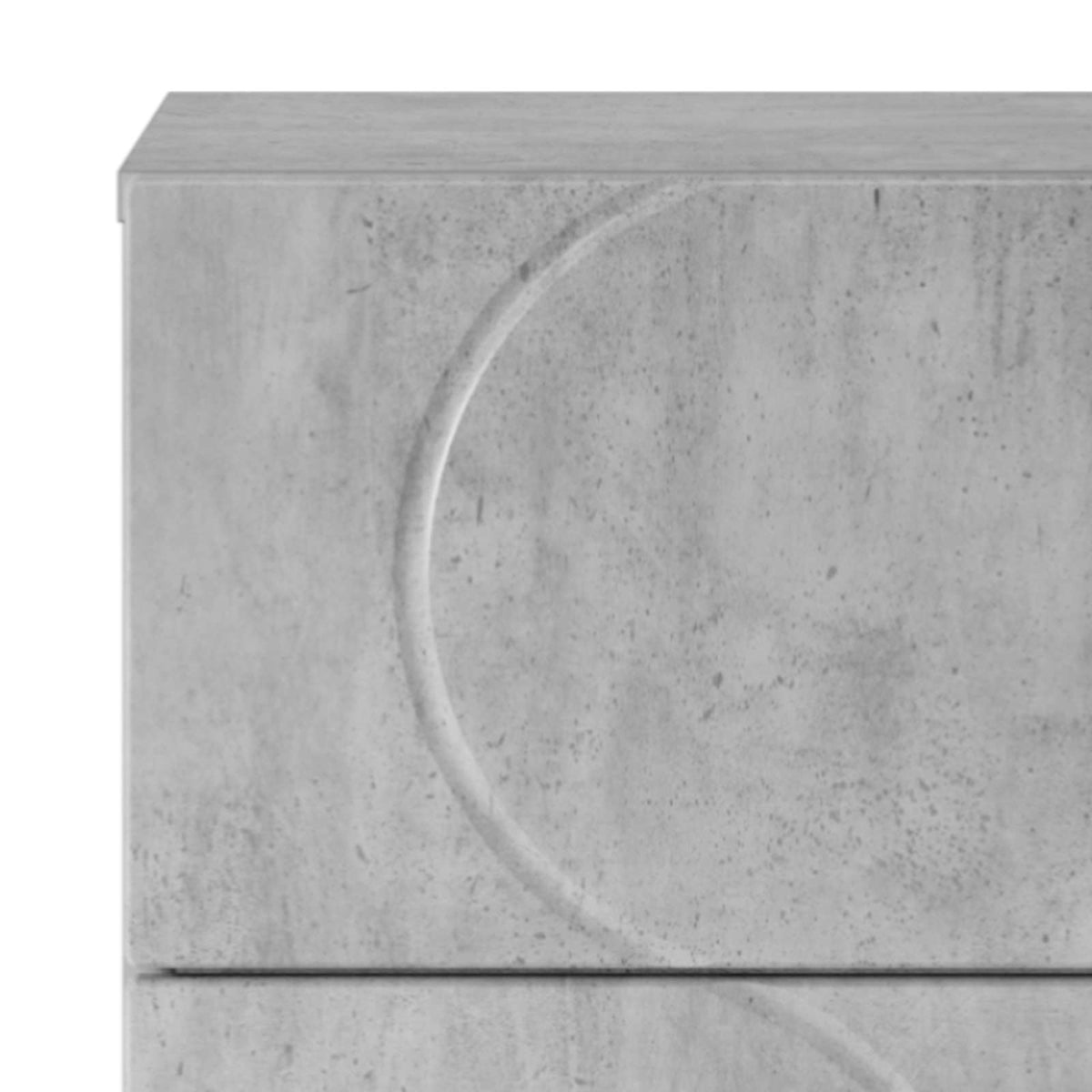 Komoda Betono pilka 33,5 x 34,5 x 75 cm Apdirbta mediena
