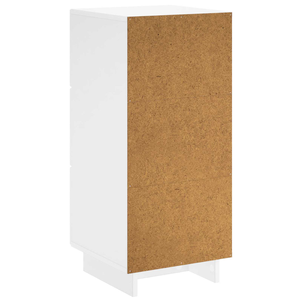 Komoda Itin blizgi balta 33,5 x 34,5 x 75 cm Apdirbta mediena