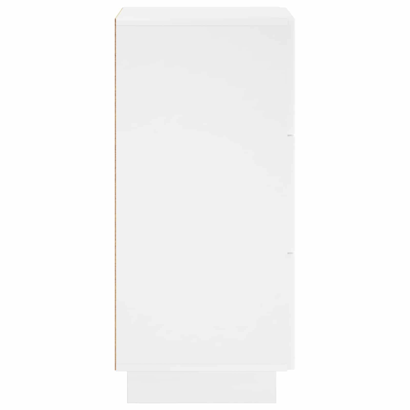 Komoda Itin blizgi balta 33,5 x 34,5 x 75 cm Apdirbta mediena